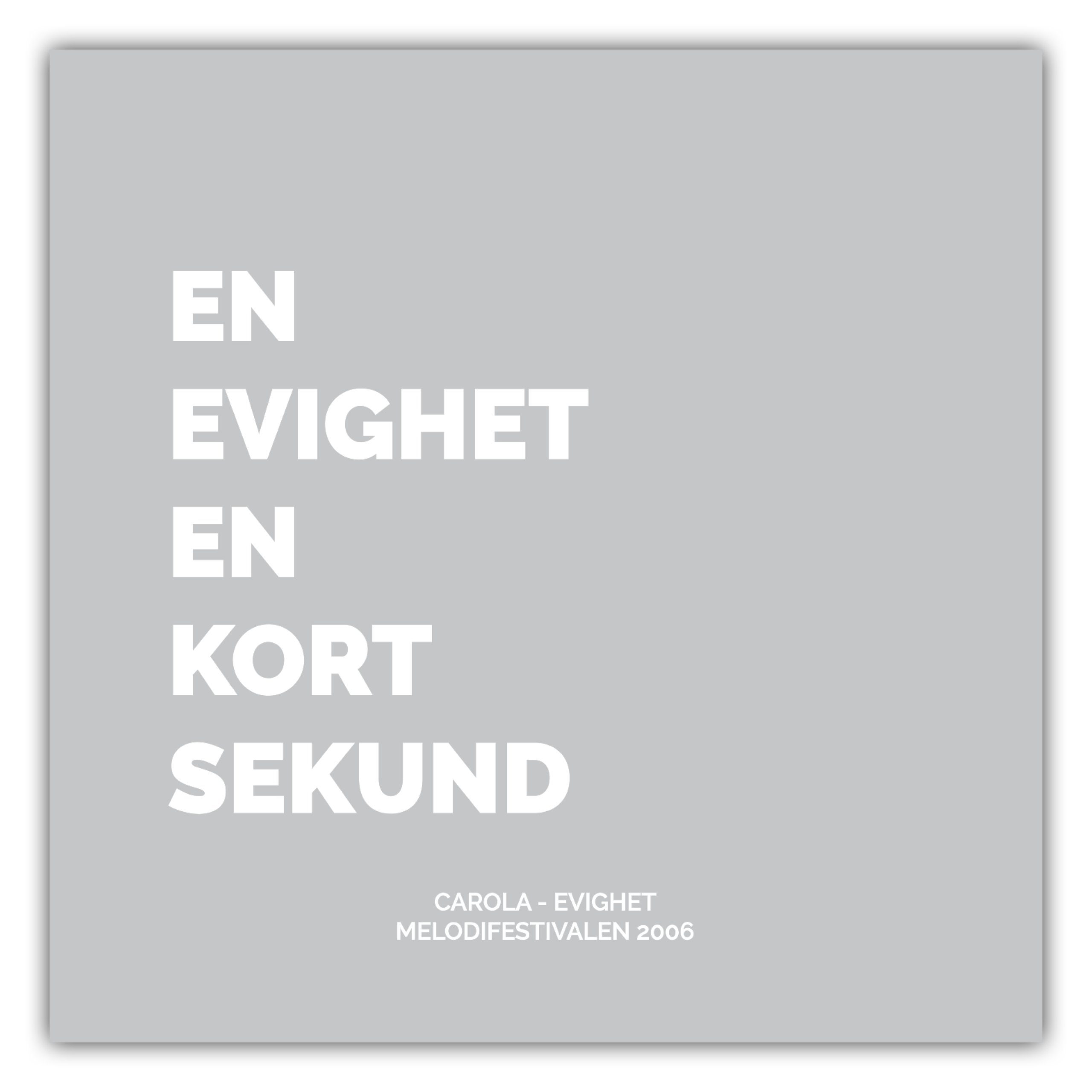 NORDIC WORDS Poster Carola - Evighet #2