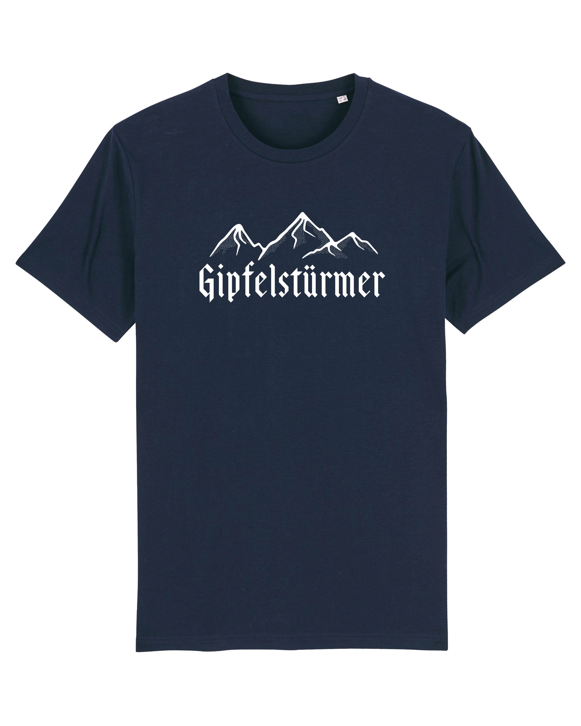 wat? Apparel Print-Shirt Gipfelstürmer dunkelblau (1-tlg)