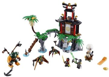 LEGO® Spielbausteine Ninjago 70604 Schwarze Witwen-Insel, (450 St)