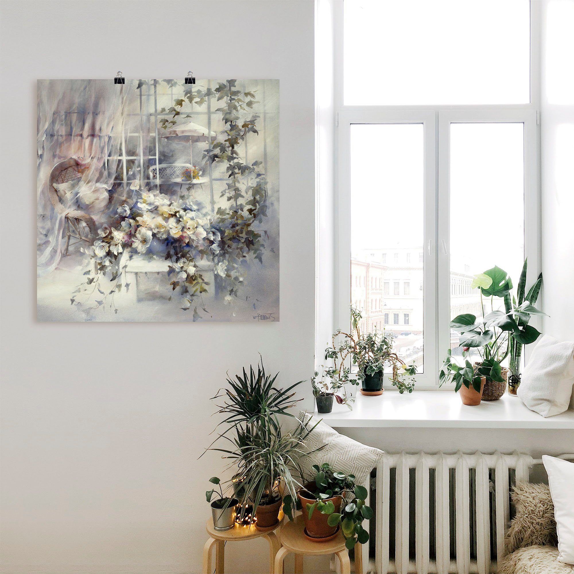 Artland Wandbild Bezaubernde Moment, Blumen (1 St), als Leinwandbild, Poster in verschied. Größen