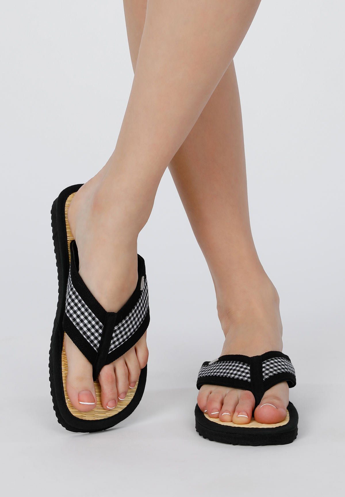 CINNEA VISTA-Y mit und Zimtlatschen, und Hornhaut Sandale Fußschweiß Wellness-Zimtfüllung, handgefertigt, gegen Binsen-Fußbett