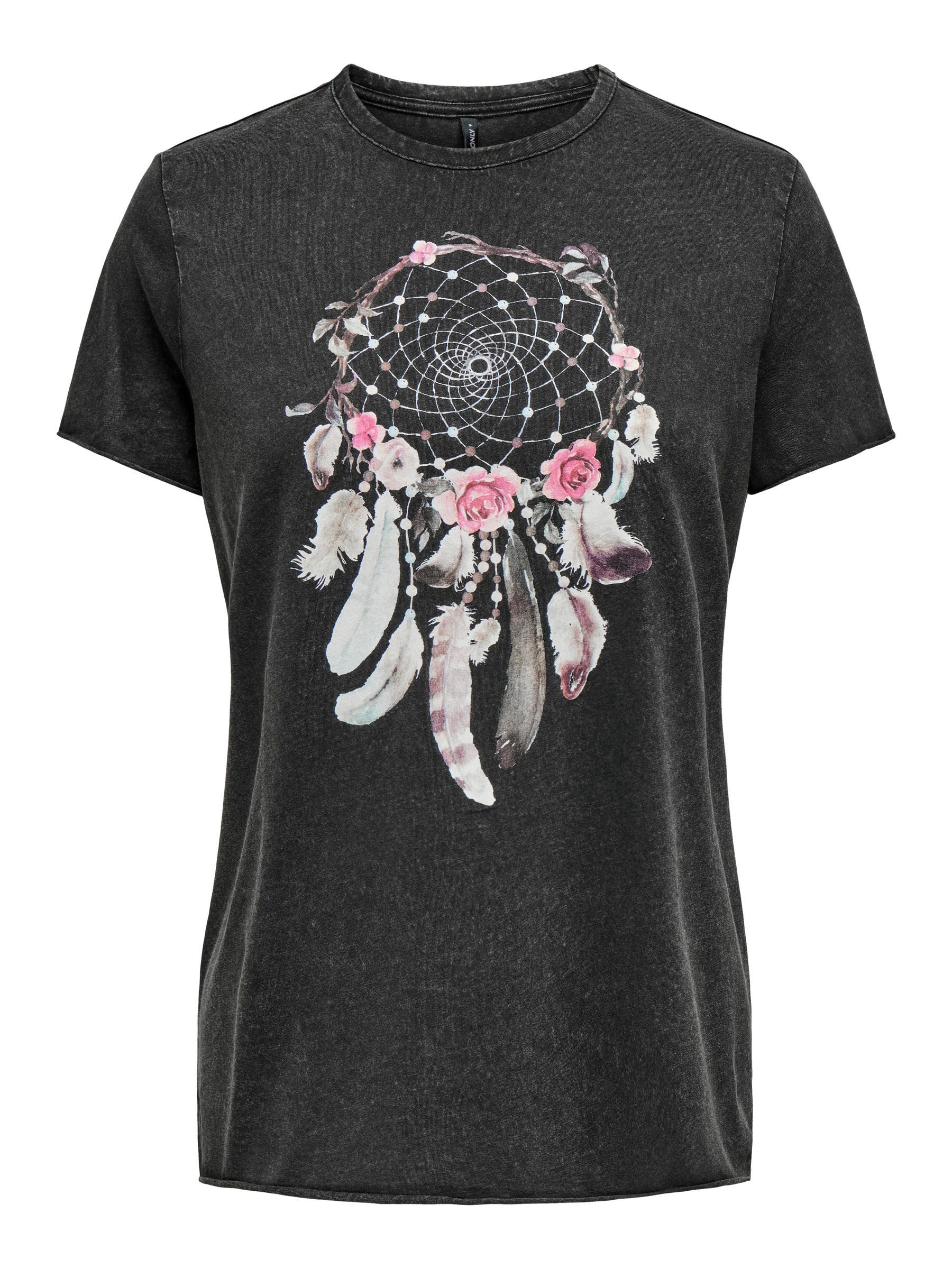 ONLY T-Shirt Bedrucktes Kurzarm mit Printed günstig online kaufen