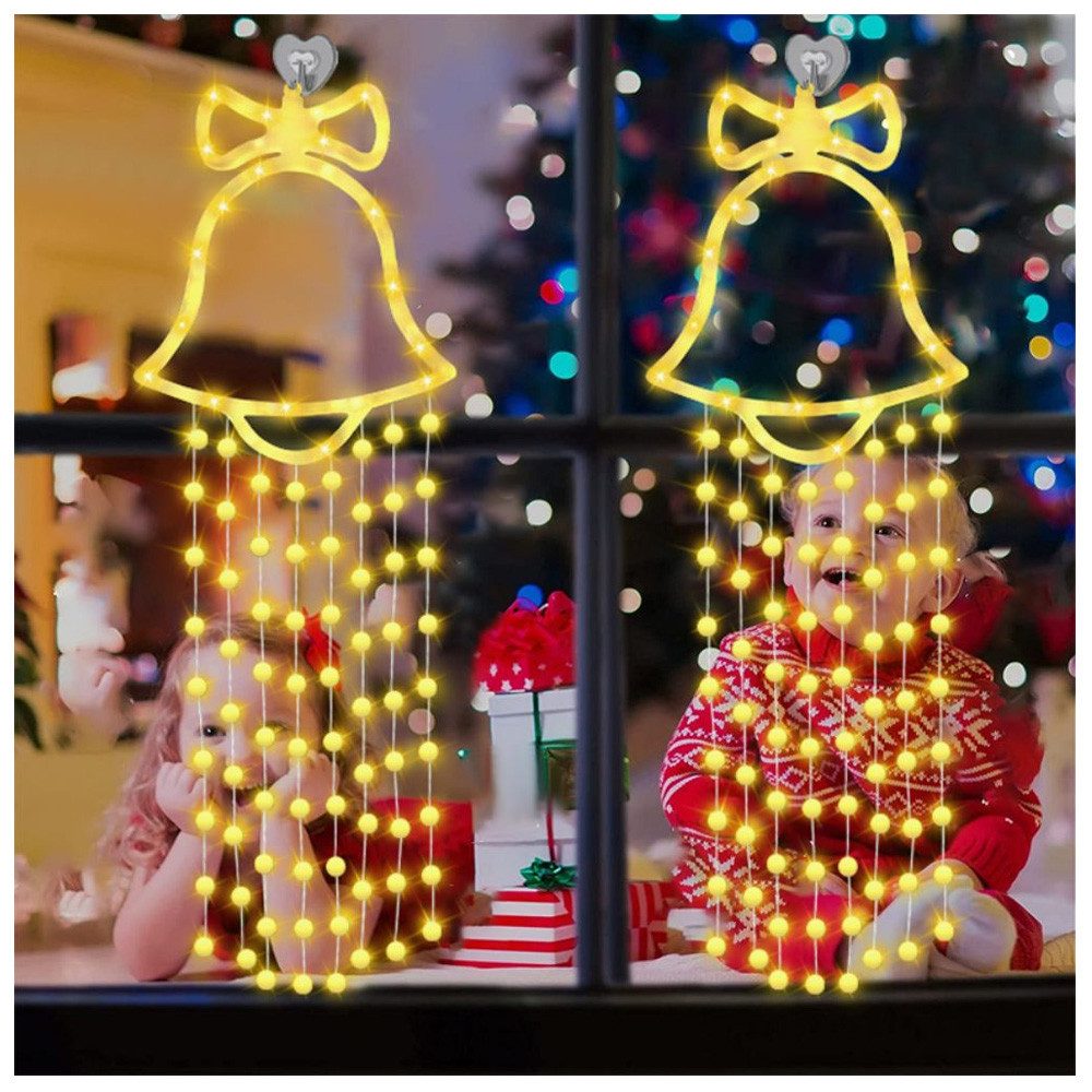 QUBEBU Beleuchtetes Fensterbild Fenster-Silhouette Weihnachten 90 günstig online kaufen