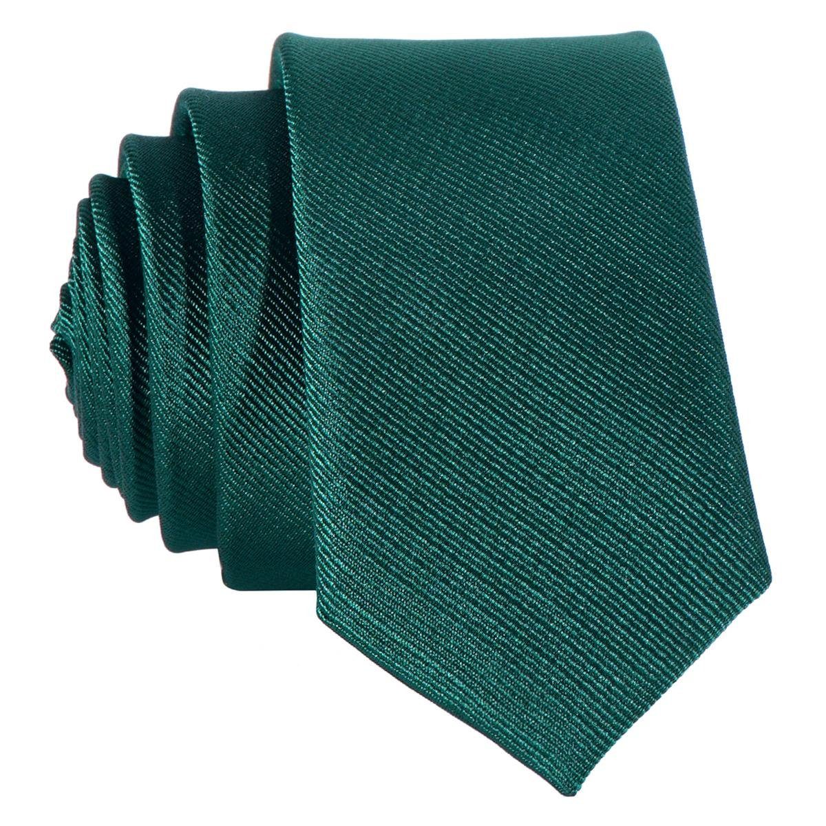 DonDon Krawatte schmale Krawatte 5 cm unifarben (Packung, 1-St., 1x Krawatt günstig online kaufen