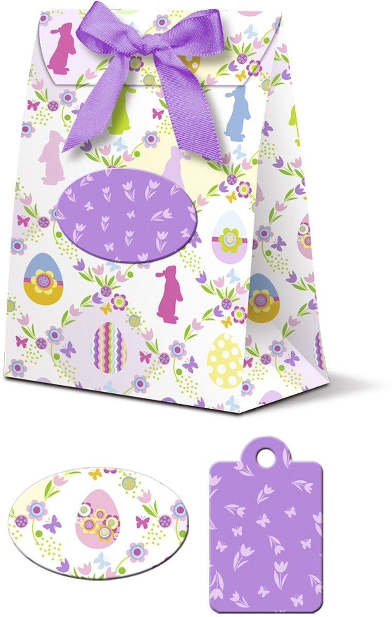 Ursus - Ludwig Bähr Motivpapier Geschenkbox-Set Ostern Boxen sortiert VE=5 Stück