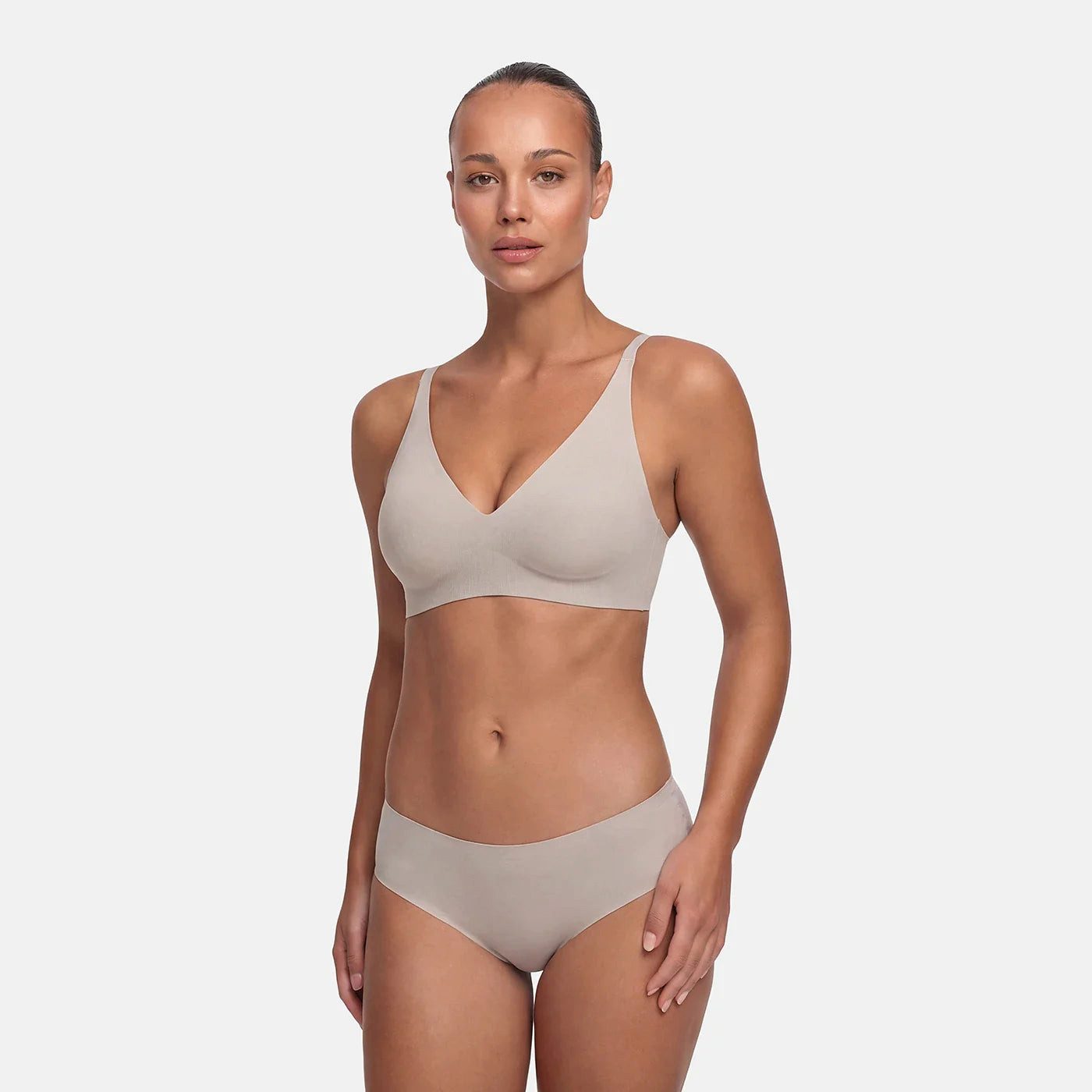 Creamy Fabrics Soft-BH Comfort Push-Up BH-Dark Taupe-M (1-tlg)