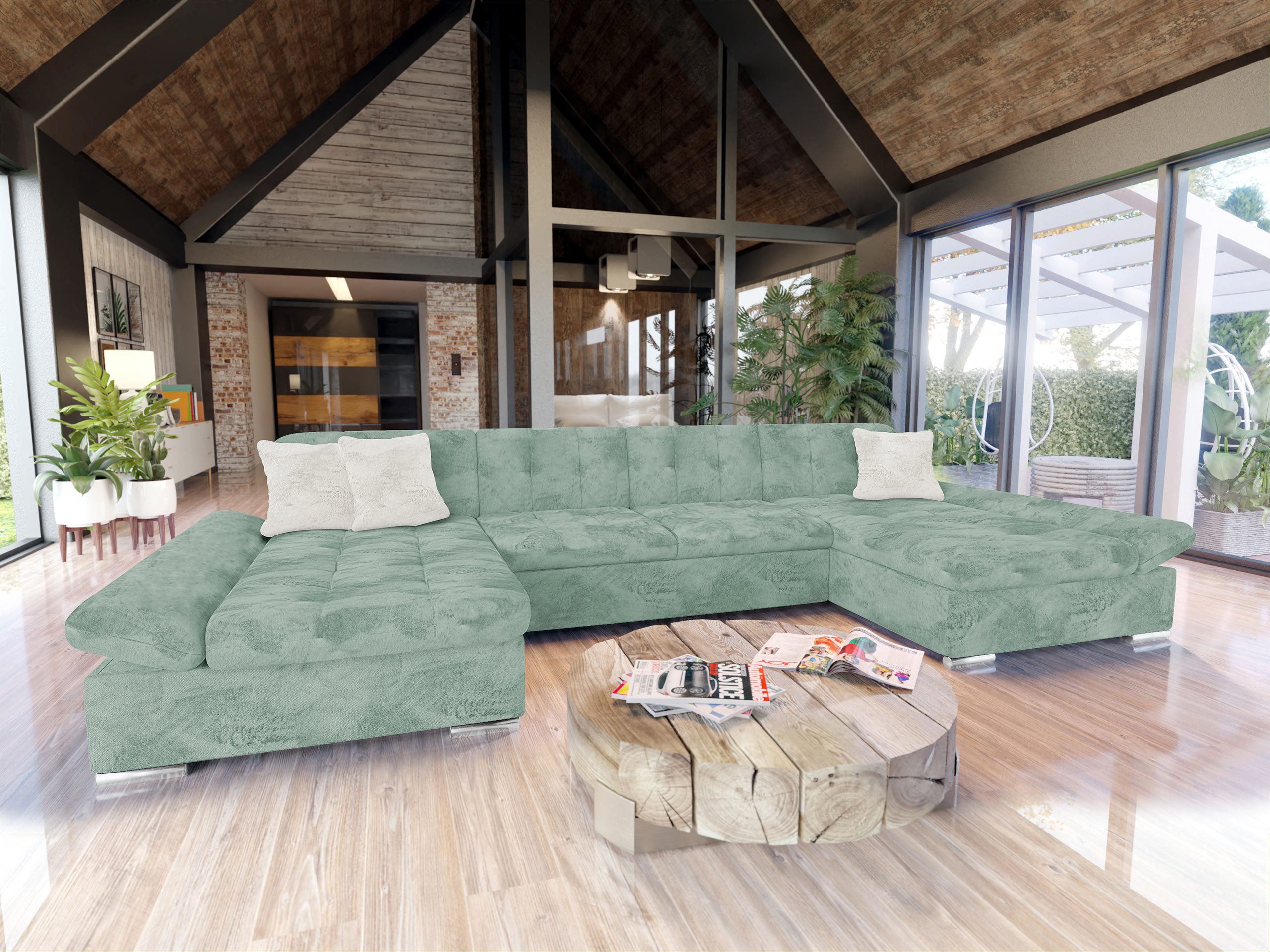 MIRJAN24 Wohnlandschaft Alia Premium, mit zwei günstig online kaufen