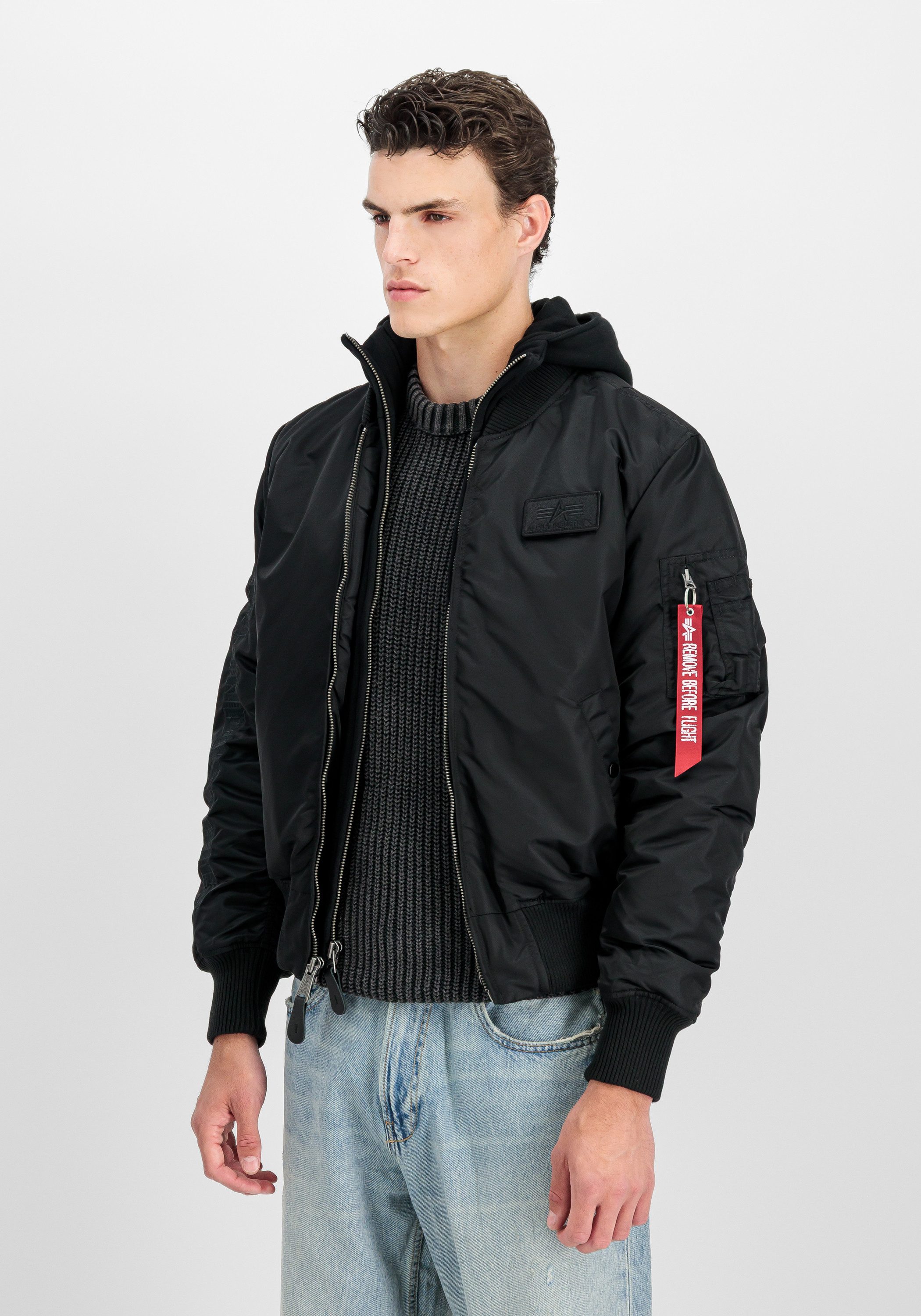 Alpha Industries MA-1 D-Tec Sleeve Embroidery