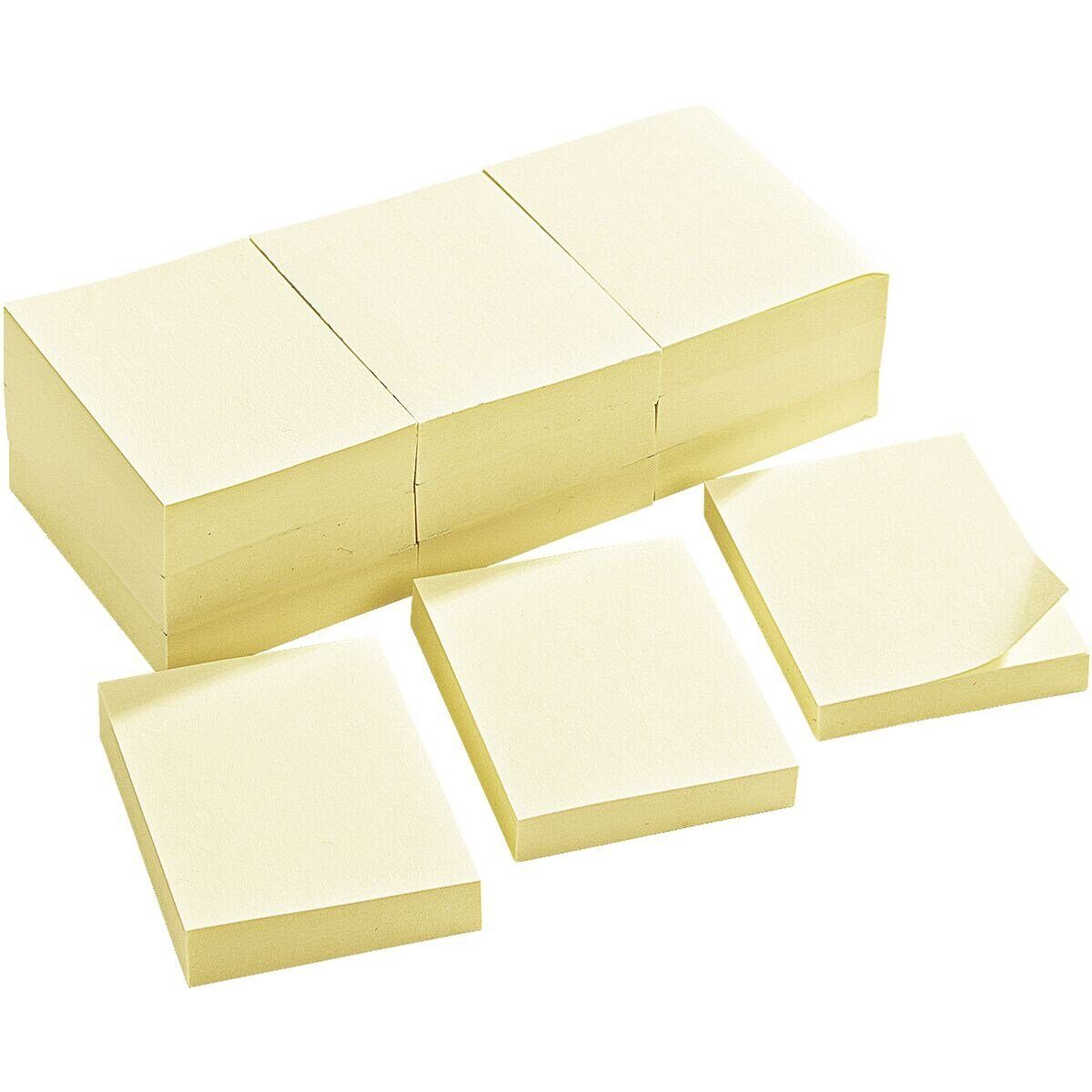 Otto Office Haftnotizblock, 5x4 cm, mit Haftung an der langen Seite