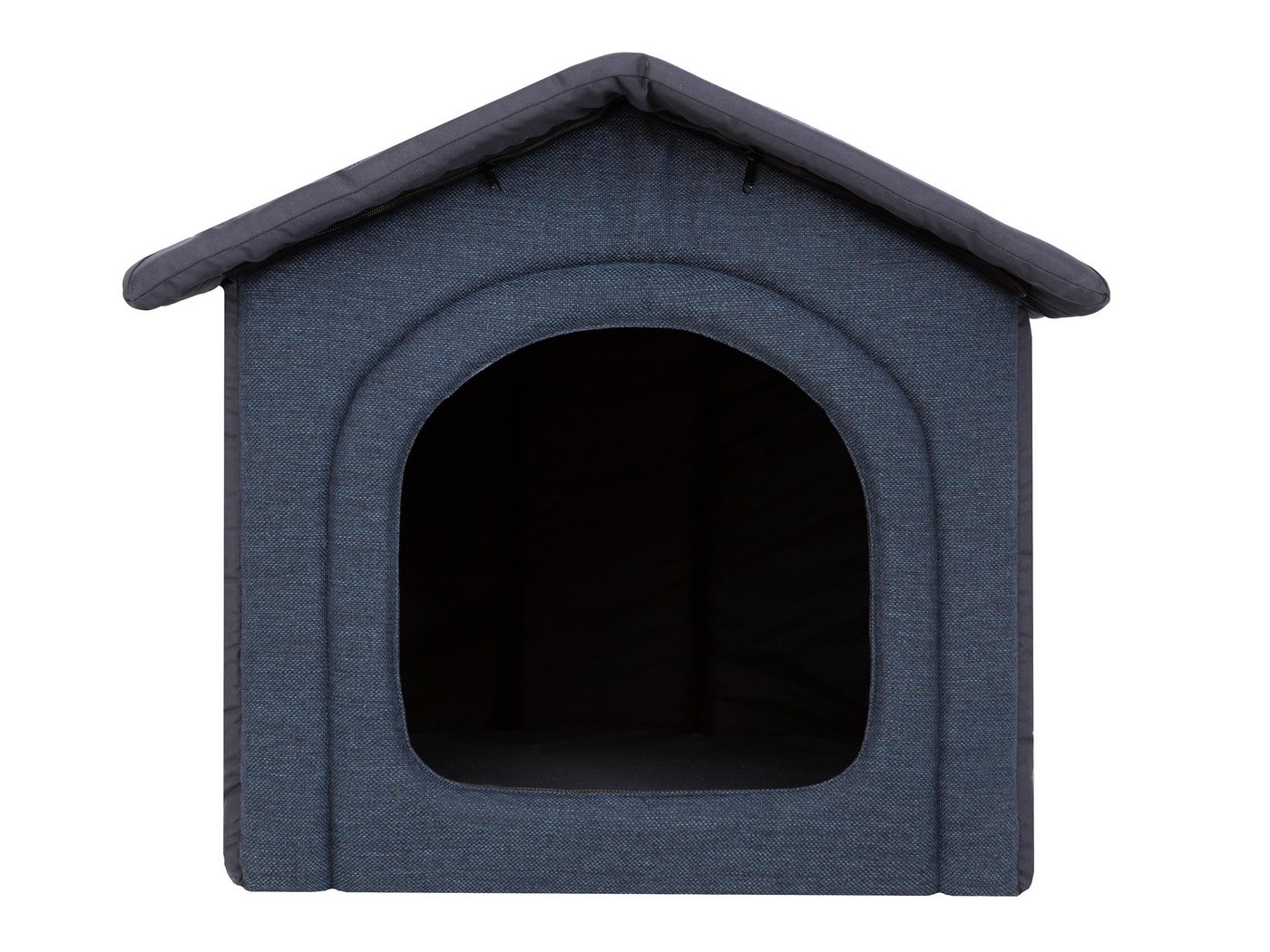 Thumbnail - Bjird Tierhaus Hundehütte Inari, Waschbar bei 30 Grad, krazfest, made in EU, mit herausnehmbarem Dach