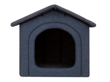 Bjird Tierhaus Hundehütte Inari, Waschbar bei 30 Grad, krazfest, made in EU, mit herausnehmbarem Dach