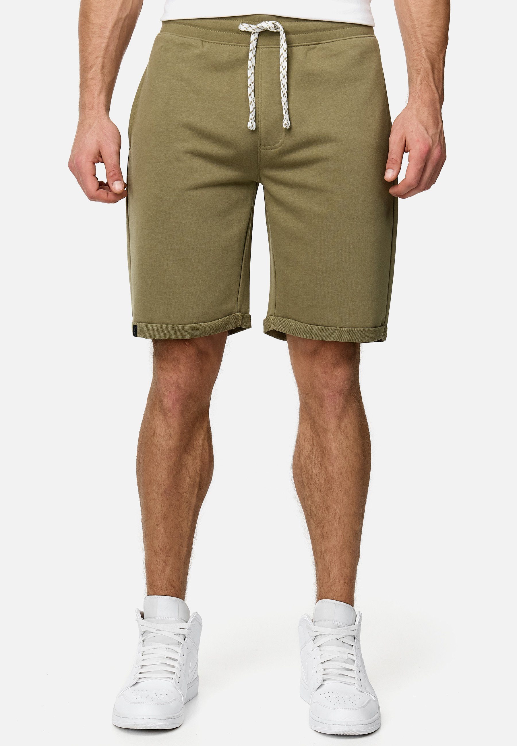 Indicode Sweatshorts Aldrich elastischer Bund mit günstig online kaufen