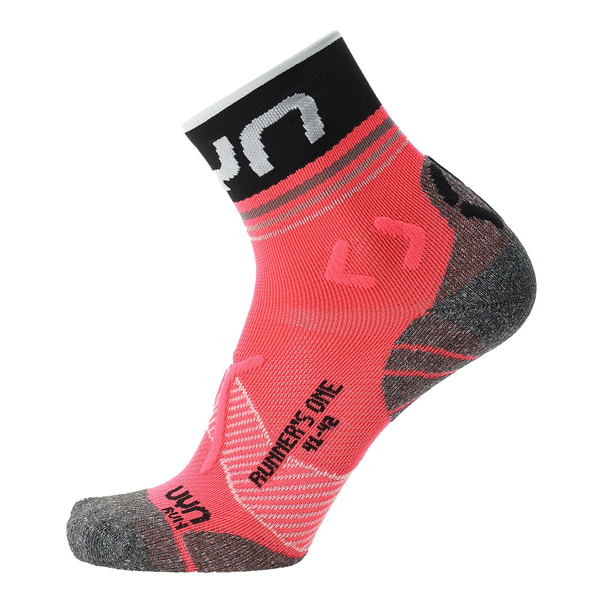 UYN Thermosocken Uyn W Runners One Short Socks Damen Pink - Black