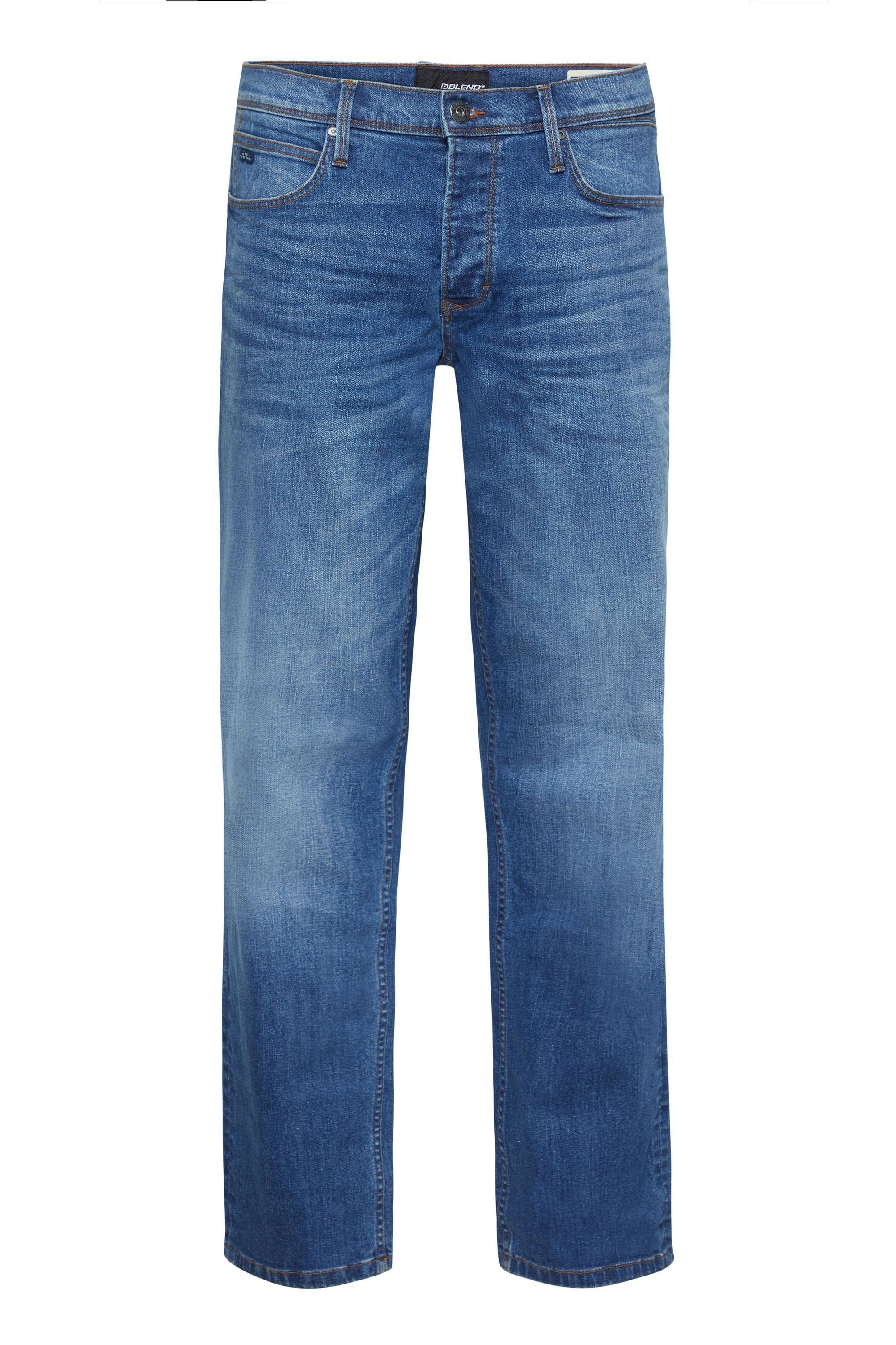 Blend Relaxhose BHRock Jeanshose mit normalem Bund und geradem Bein - Rock Fit