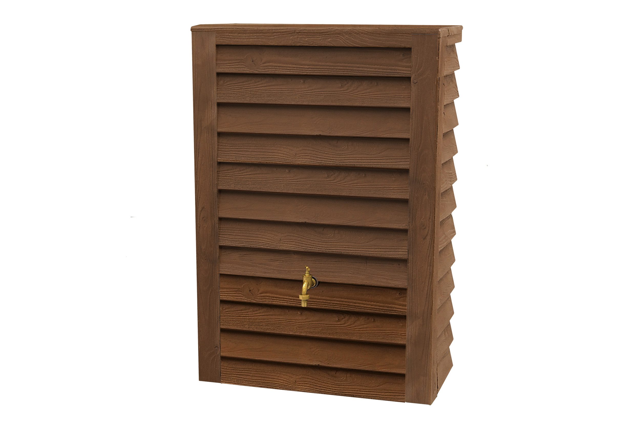 GARANTIA Regentonne WOODY Junior Wandtank 300 Liter darkwood, 300 l