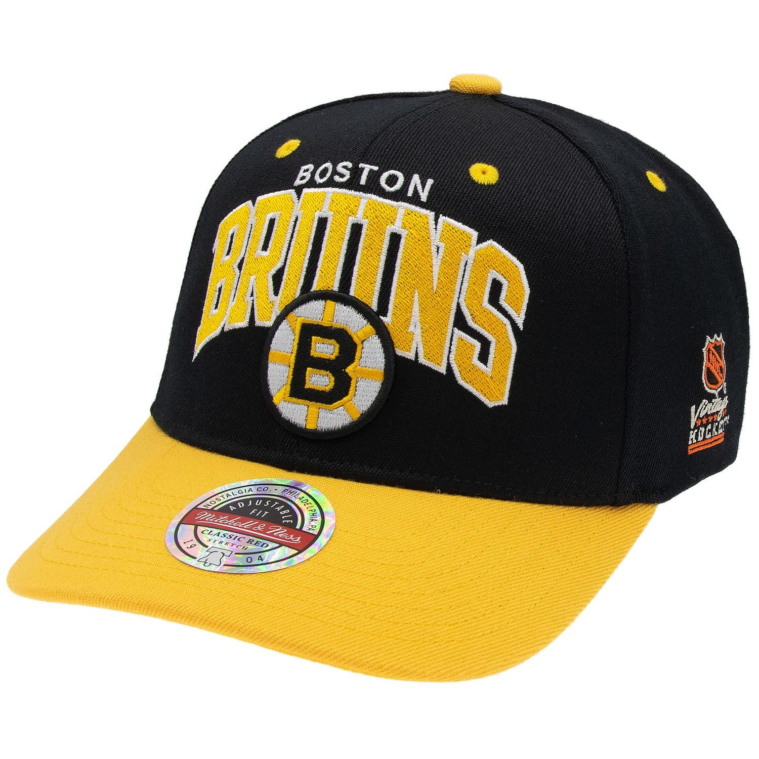 Mitchell & Ness Snapback Cap Stretch Classic Red Boston Bruins
