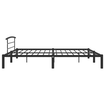 möbelando Bett Allersberg (L/B/H: 210x210x63 cm), aus Metall in Schwarz