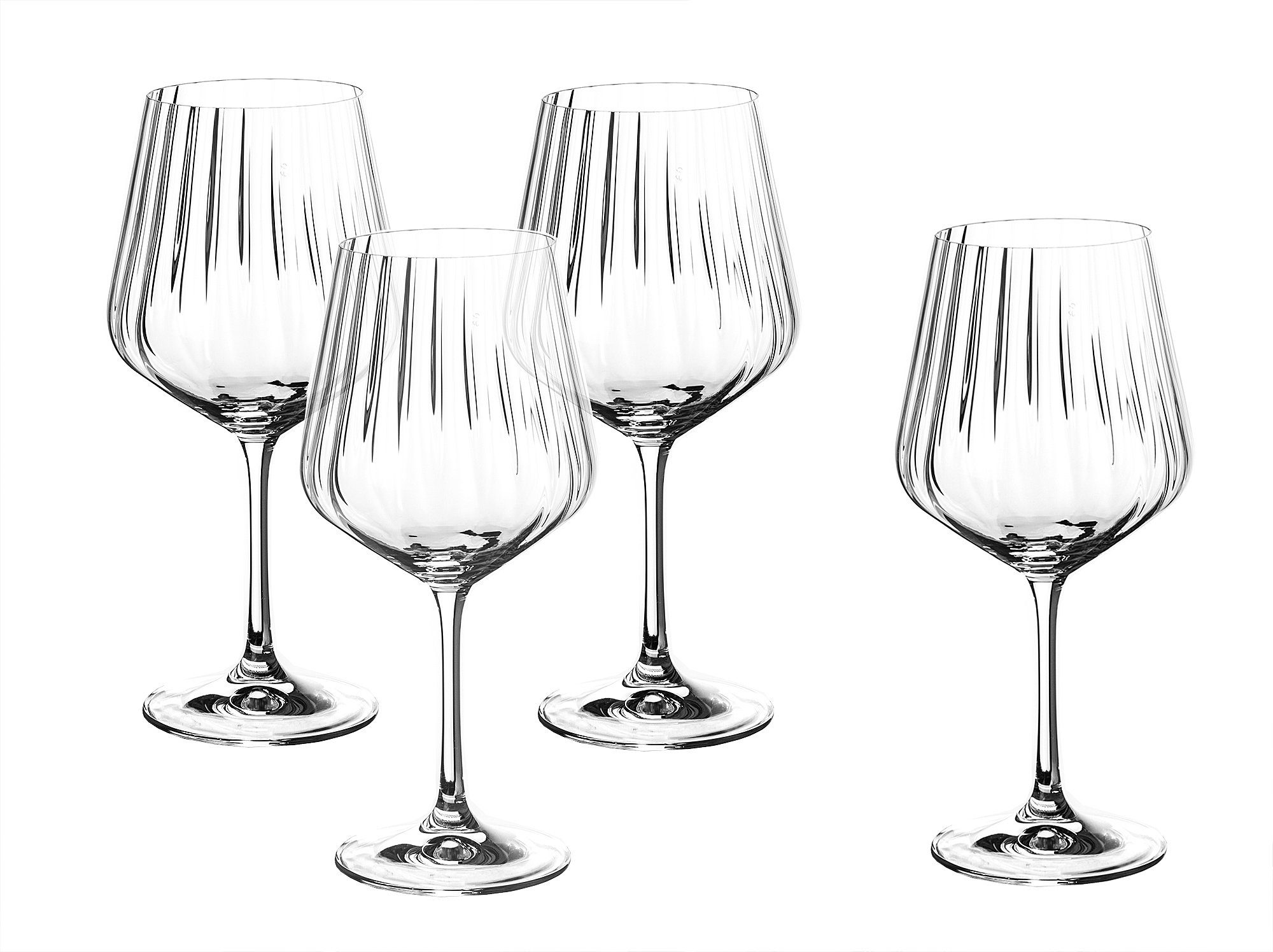 Nachtmann Cocktailglas Optic Gin Tonic Gläser 4-teilig - Cocktailglas - 640 ml, Kristallglas. € 18,01