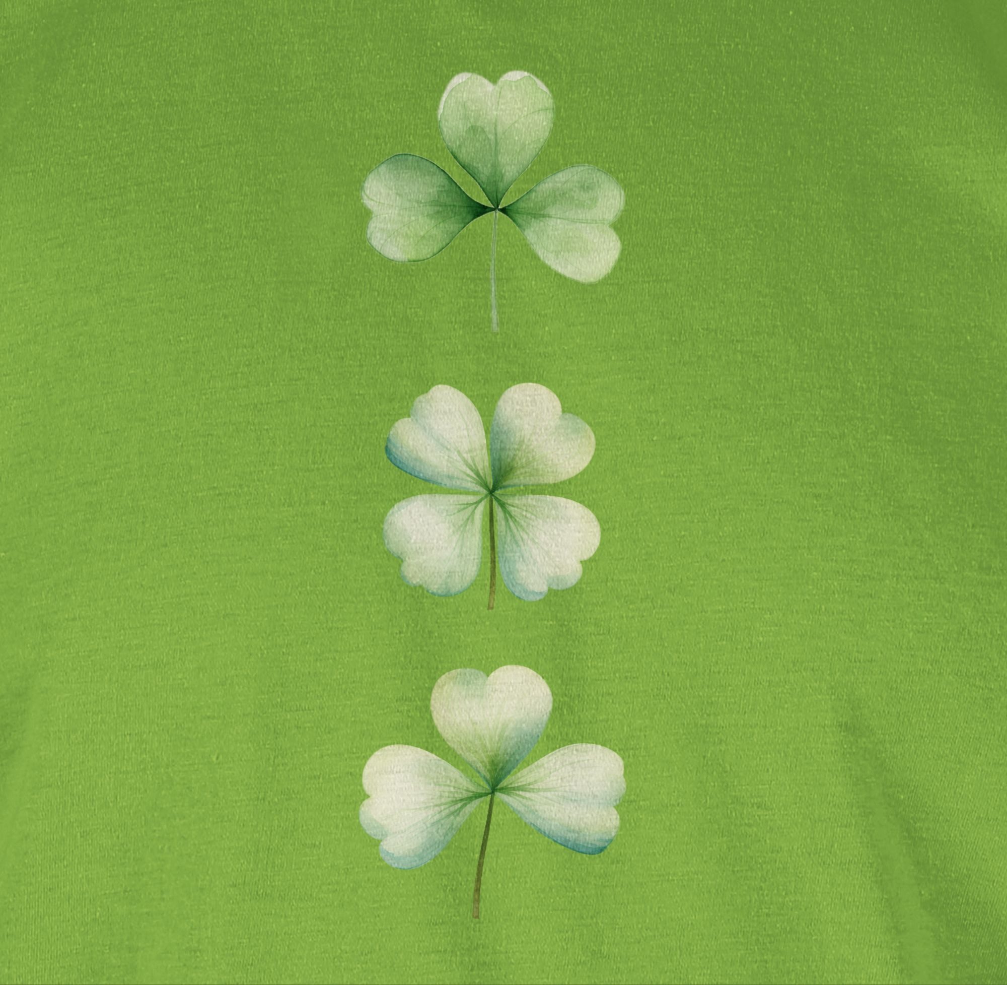 Shirtracer T-Shirt Kleeblatt St Patricks Day I Glücksbringer Geschenk Irisches Kleeblatt St. Patricks Day