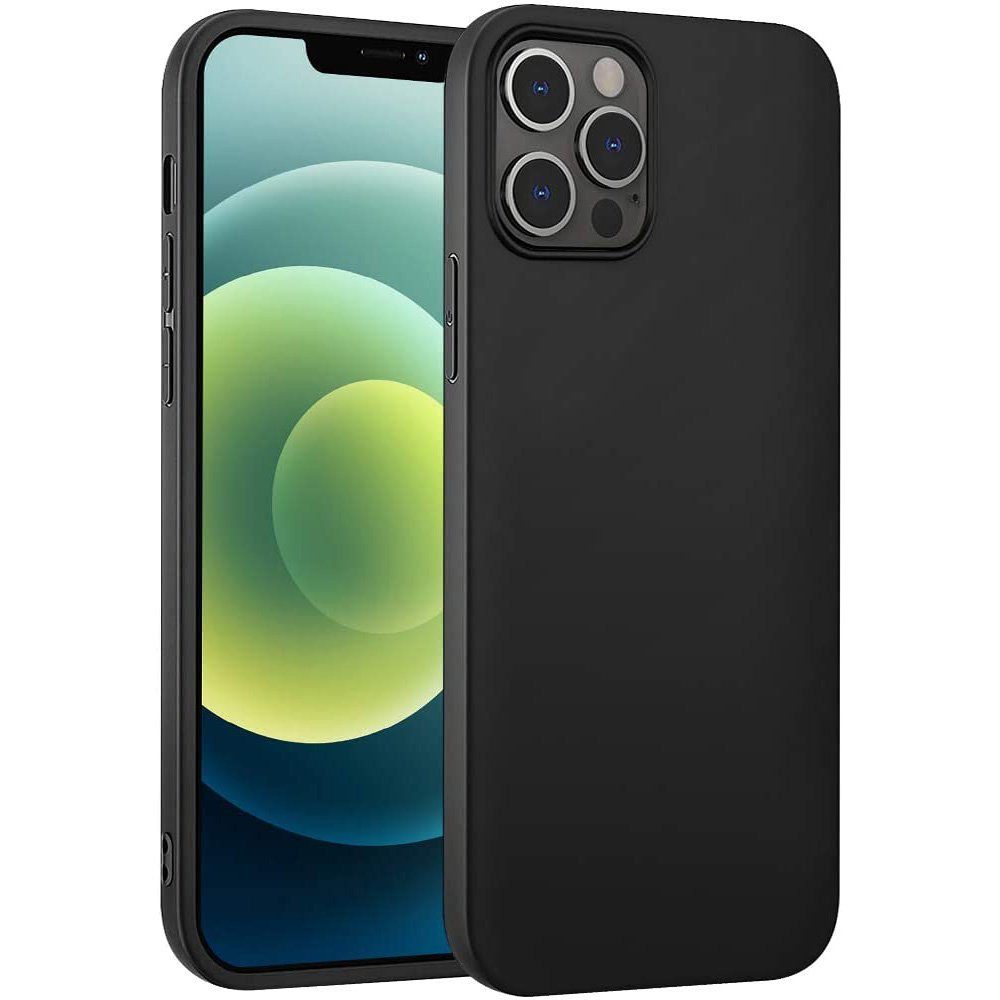 Handyhülle Ultra Slim Case für Apple iPhone 12 Schwarz