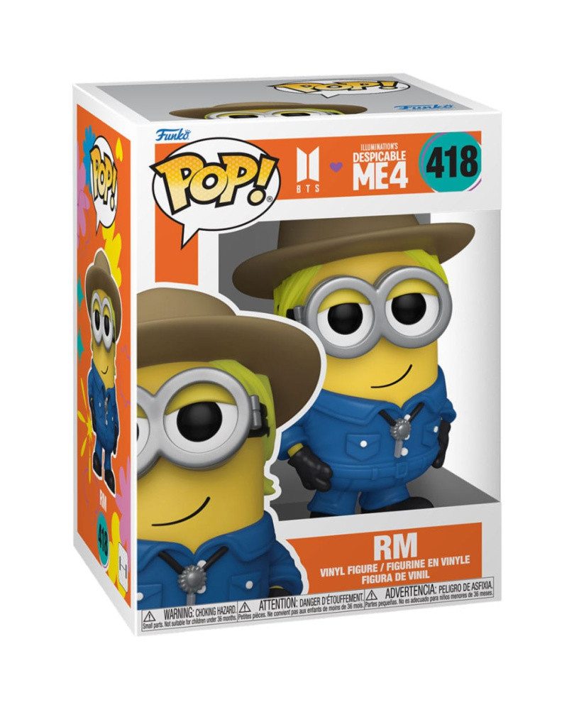 Funko Merchandise-Figur Minions x BTS POP! Rocks Vinyl Figur RM 9 cm