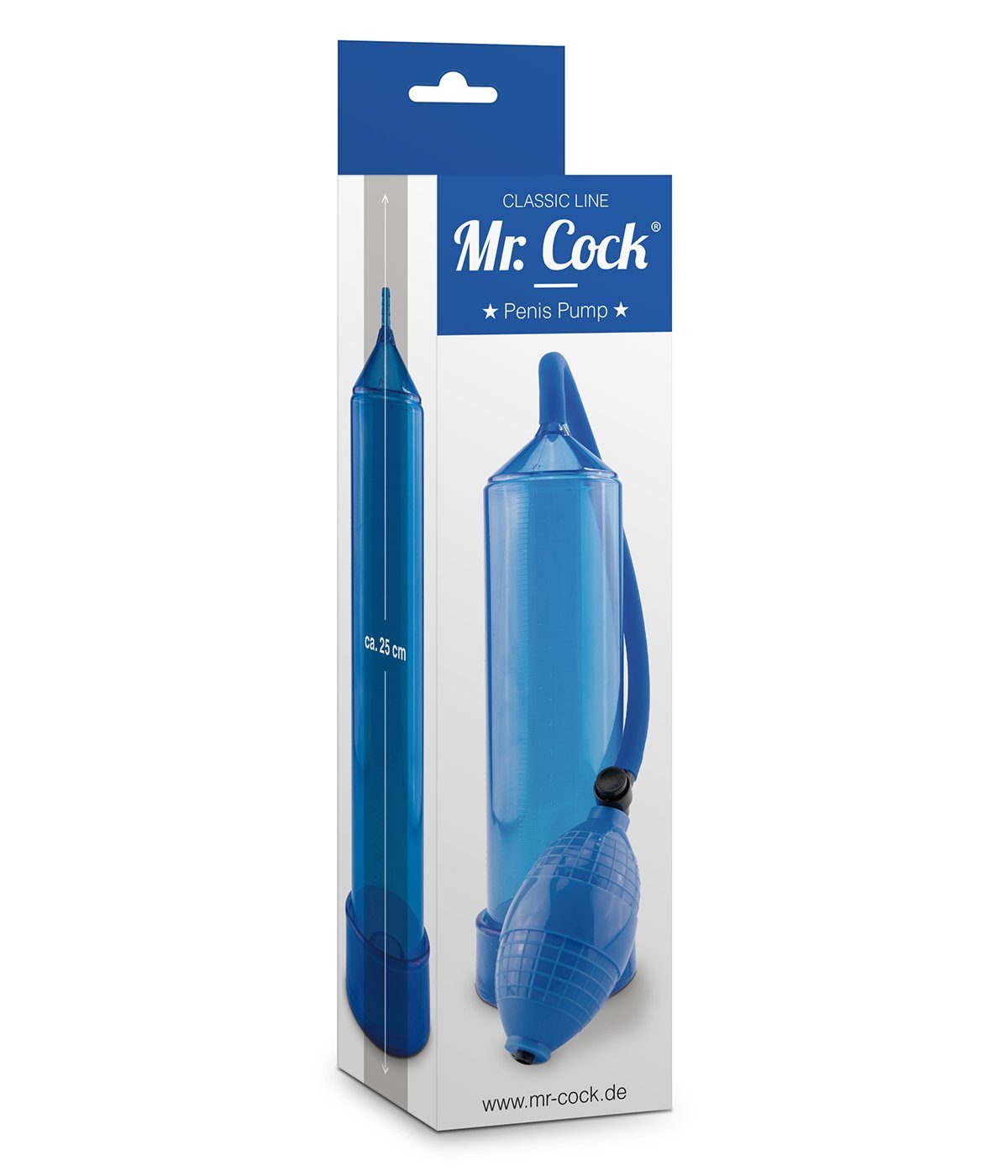 Mr. Cock Penispumpe Klassische Penispumpe - blau