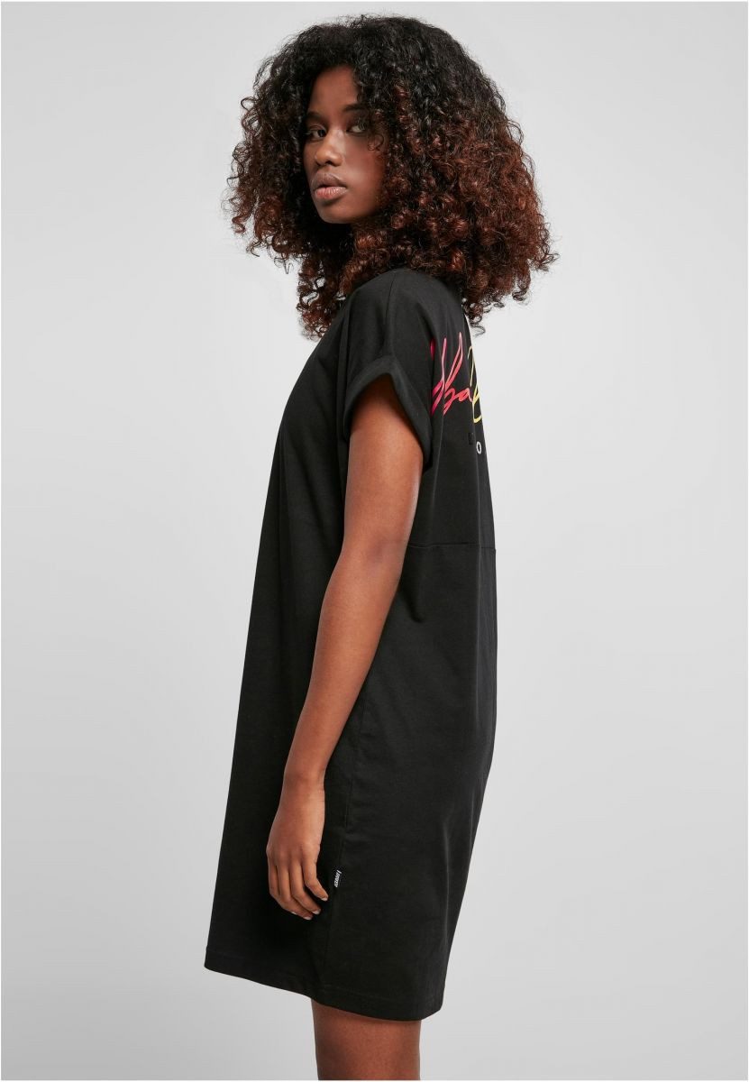 URBAN CLASSICS Sweatkleid Ladies Rainbow Tee Dress XS bis 5XL günstig online kaufen