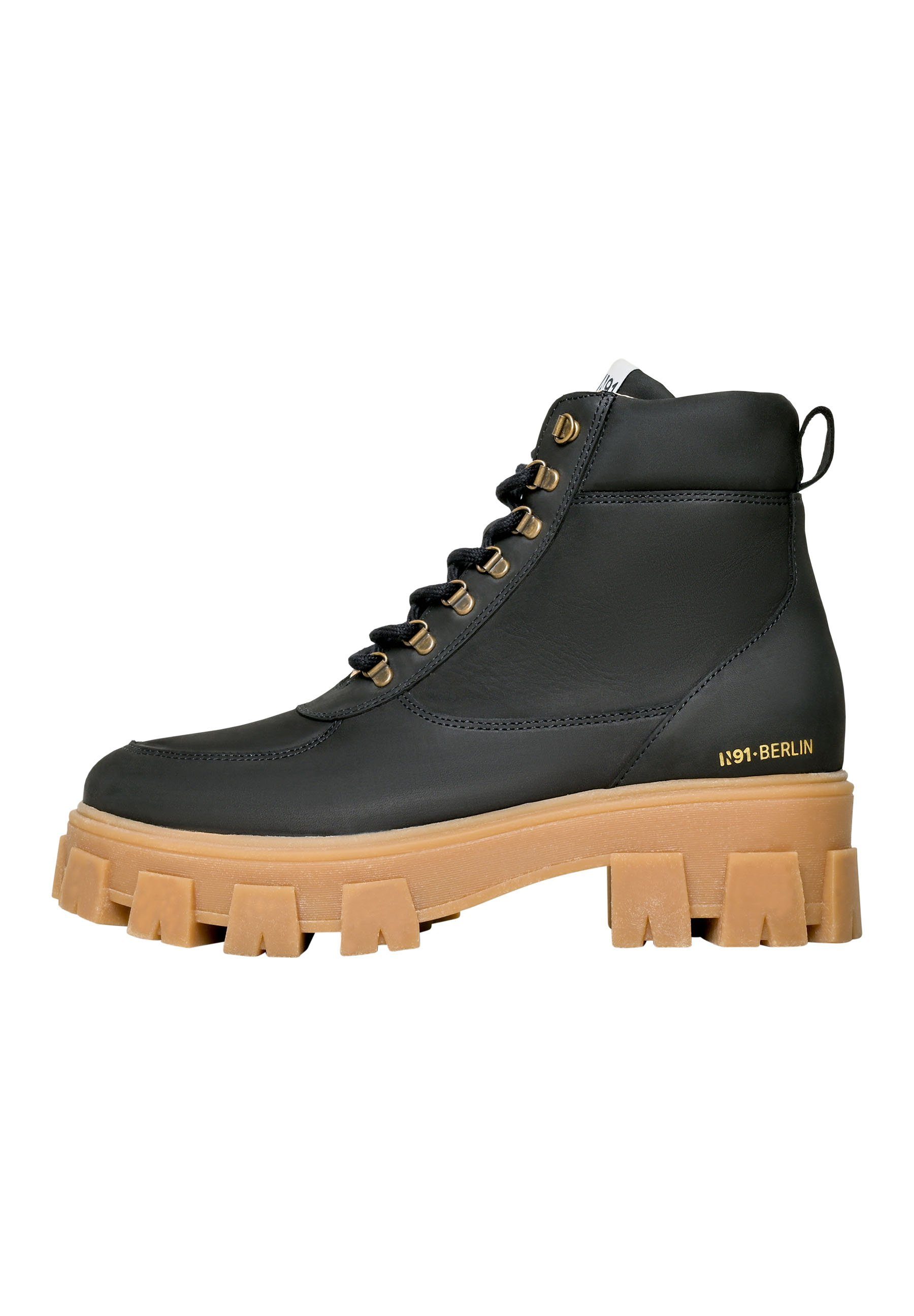 N91 Style Choice HI Businessschuh Schnürboots Damen Schnürboots Leder handgefertigt, Hikingboots