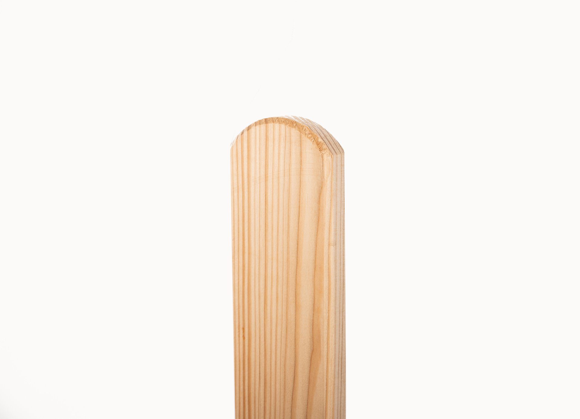 Mega-Holz Holzzaun Zaunlatten-Paket "Usedom" (gehobelt, Kopf gerundet) 2/9 günstig online kaufen