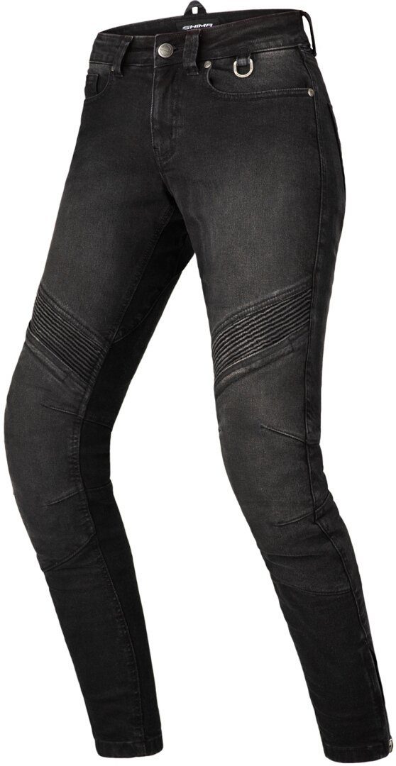 SHIMA Motorradhose Jess Damen Motorrad Black Jeans