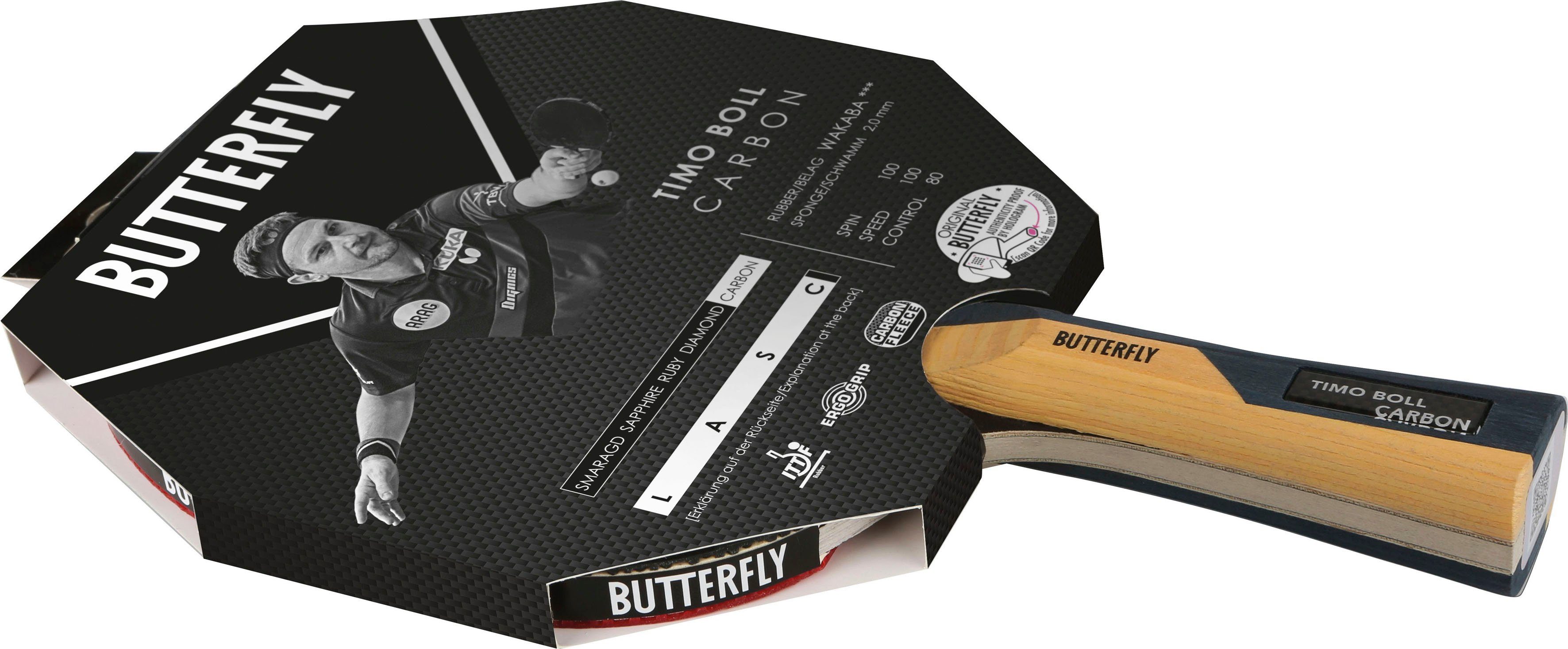 Butterfly Tischtennisschläger Timo Boll Carbon, Tischtennis Schläger | Schläger