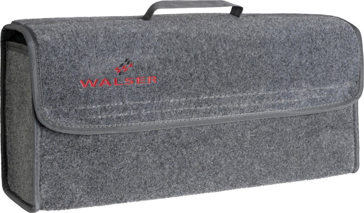 WALSER Kofferraummatte Walser Toolbag Kofferraumtasche Größe L grau