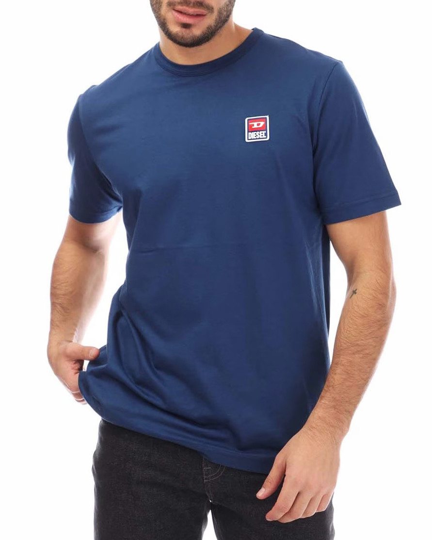 Diesel Rundhalsshirt Regular Fit mit Logo-Patch - T-JUST 16