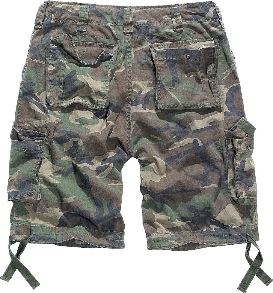 BW Herren Kurze Sommer Knielang Woodland Cargo Brandit Hose Cargohose Bermuda Army Short Shorts