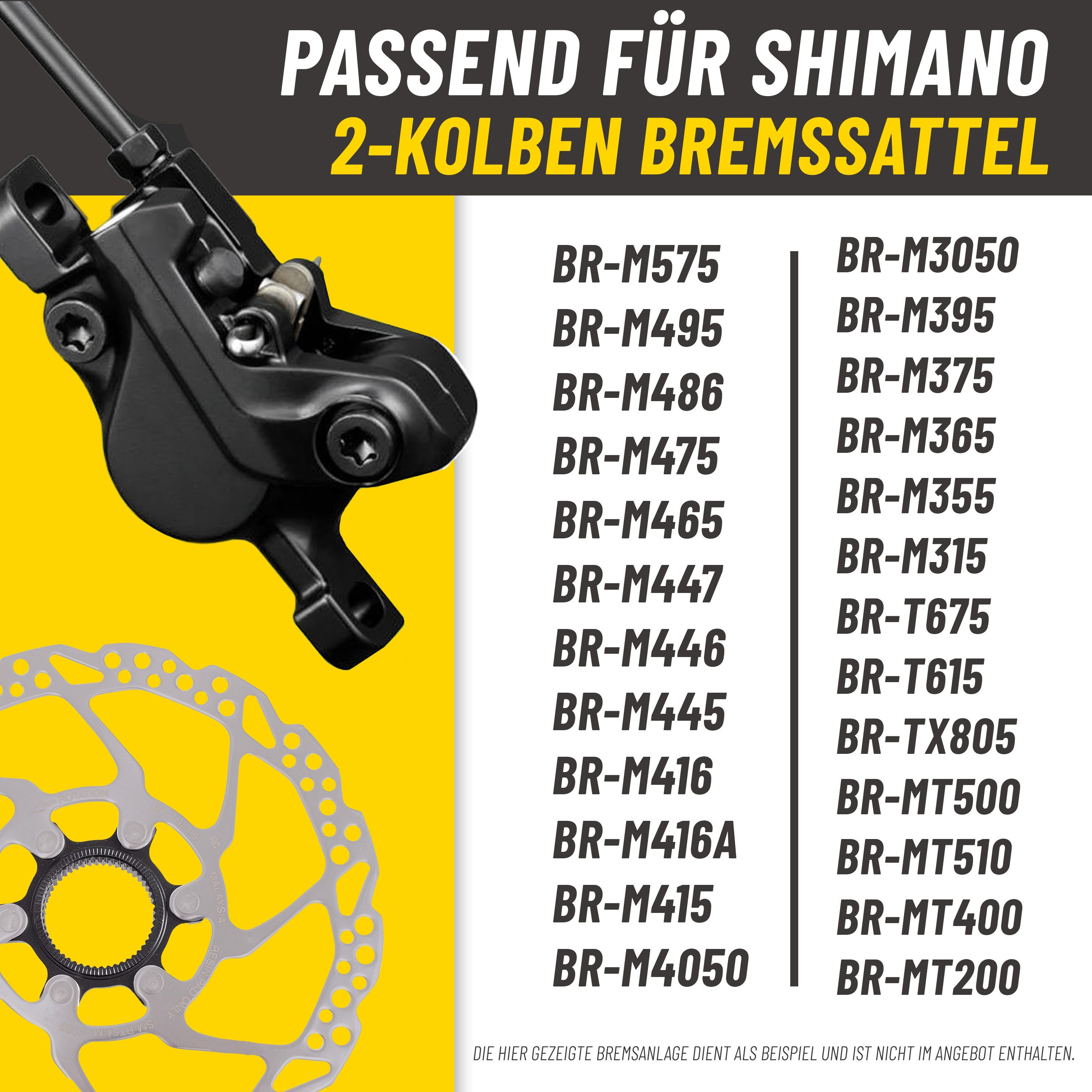 BikePeak Bremsbelag BikePeak 2er Set Scheibenbremsbeläge Mont Blöd – Bild 4 von 5