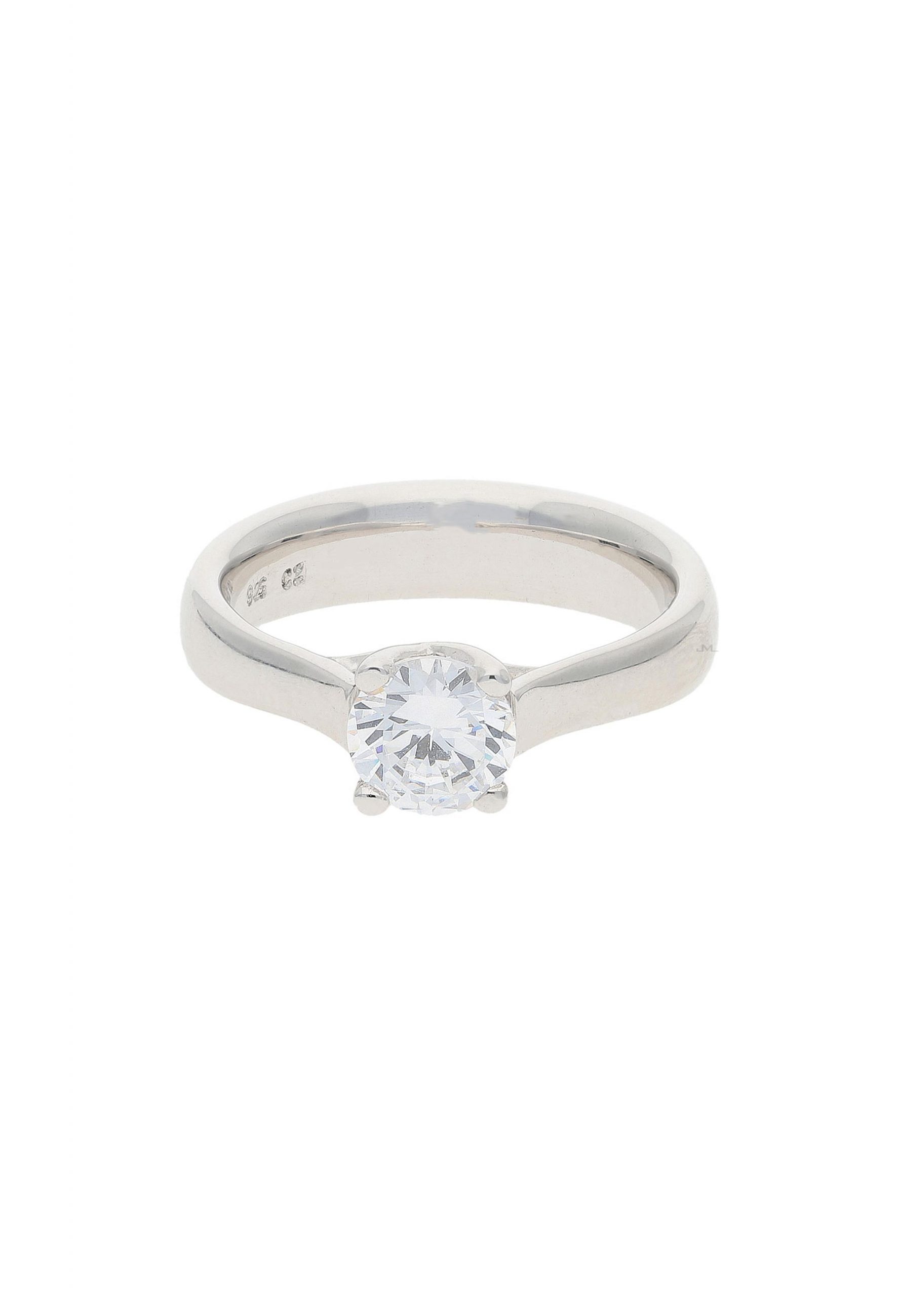 JuwelmaLux Damen inkl. Silber Silberring Ring Schmuckschachtel 925/000, (1-tlg), Zirkonia Silber Silberring Fingerring
