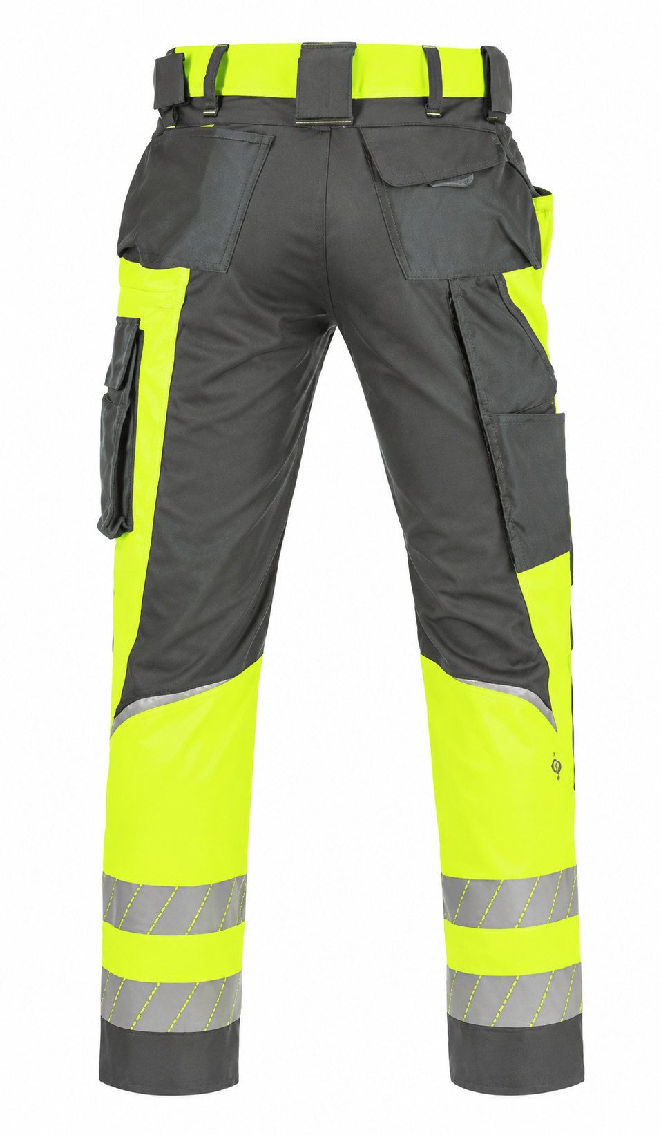 Engelbert Strauss Arbeitsbundhose Warnschutz-Bundhose e.s.motion 24/7 Herren anthrazit/warngelb hochwertige Reflexstreifen