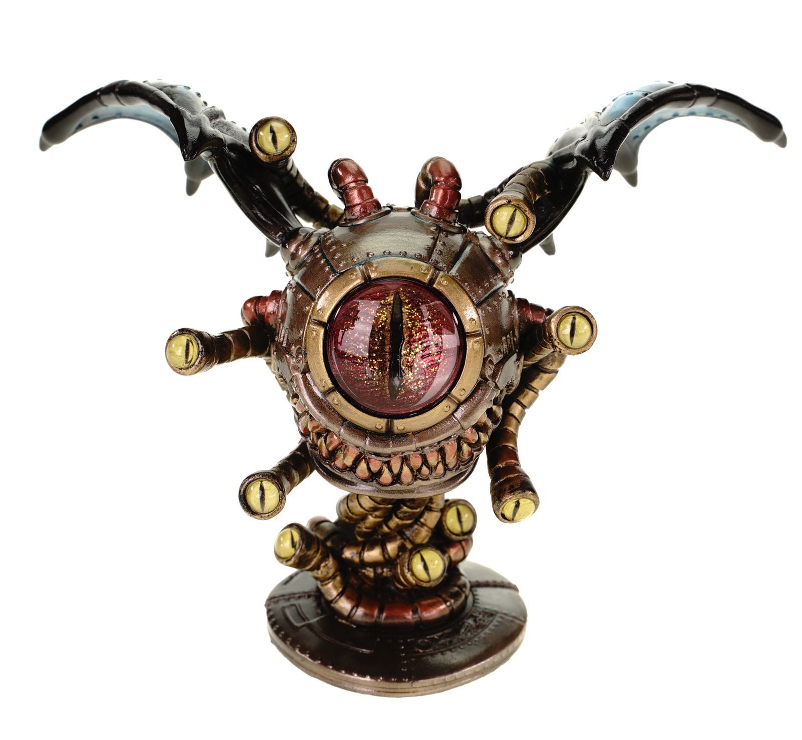 Vogler Dekofigur Steampunk Octobat Mecha by Veronese Kunststein von Hand bemalt