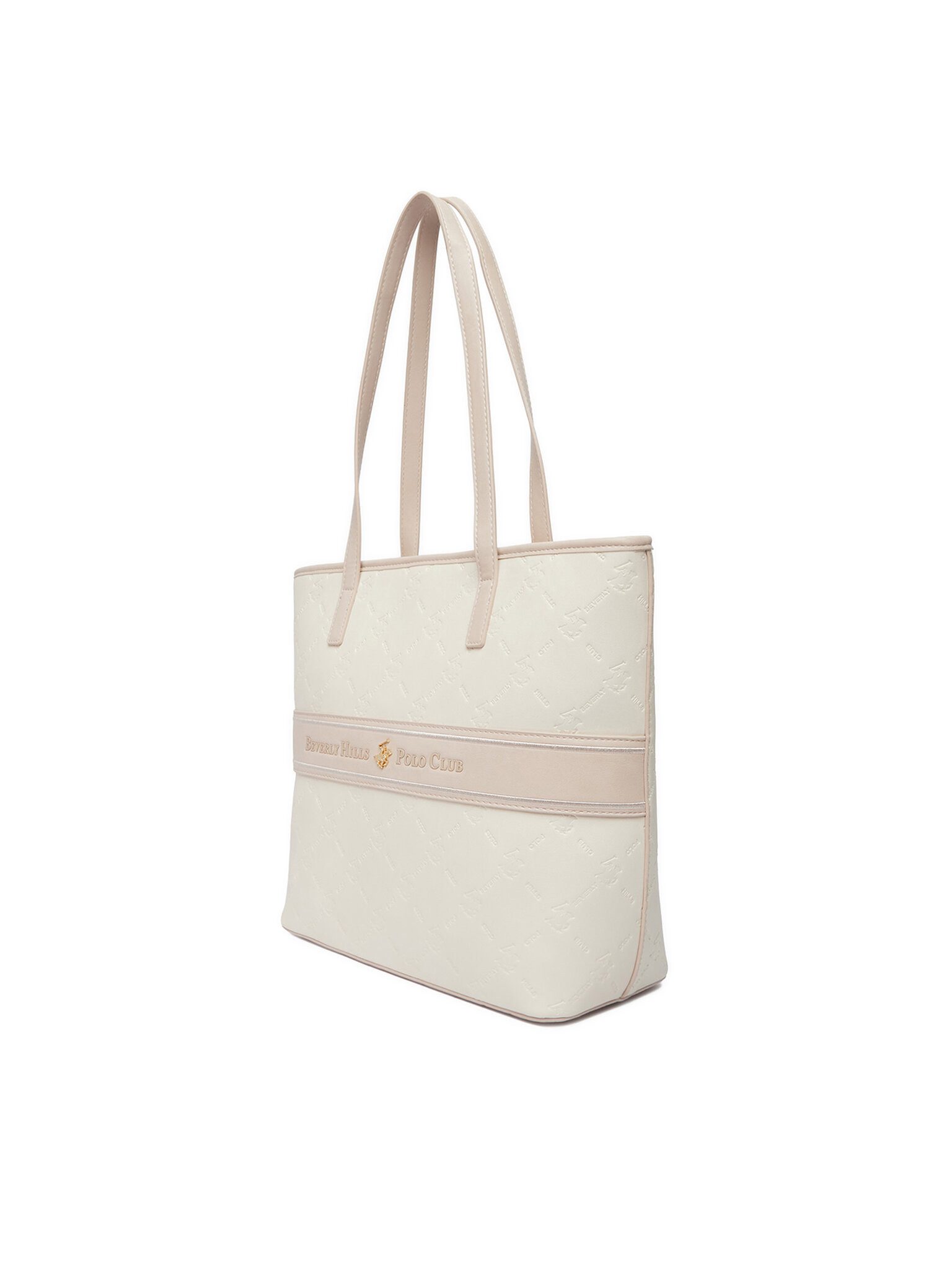BEVERLY HILLS POLO CLUB Handtasche Beverly Hills Polo Club Damenhandtasche Écru BEVERLY HILLS POLO CLUB-E