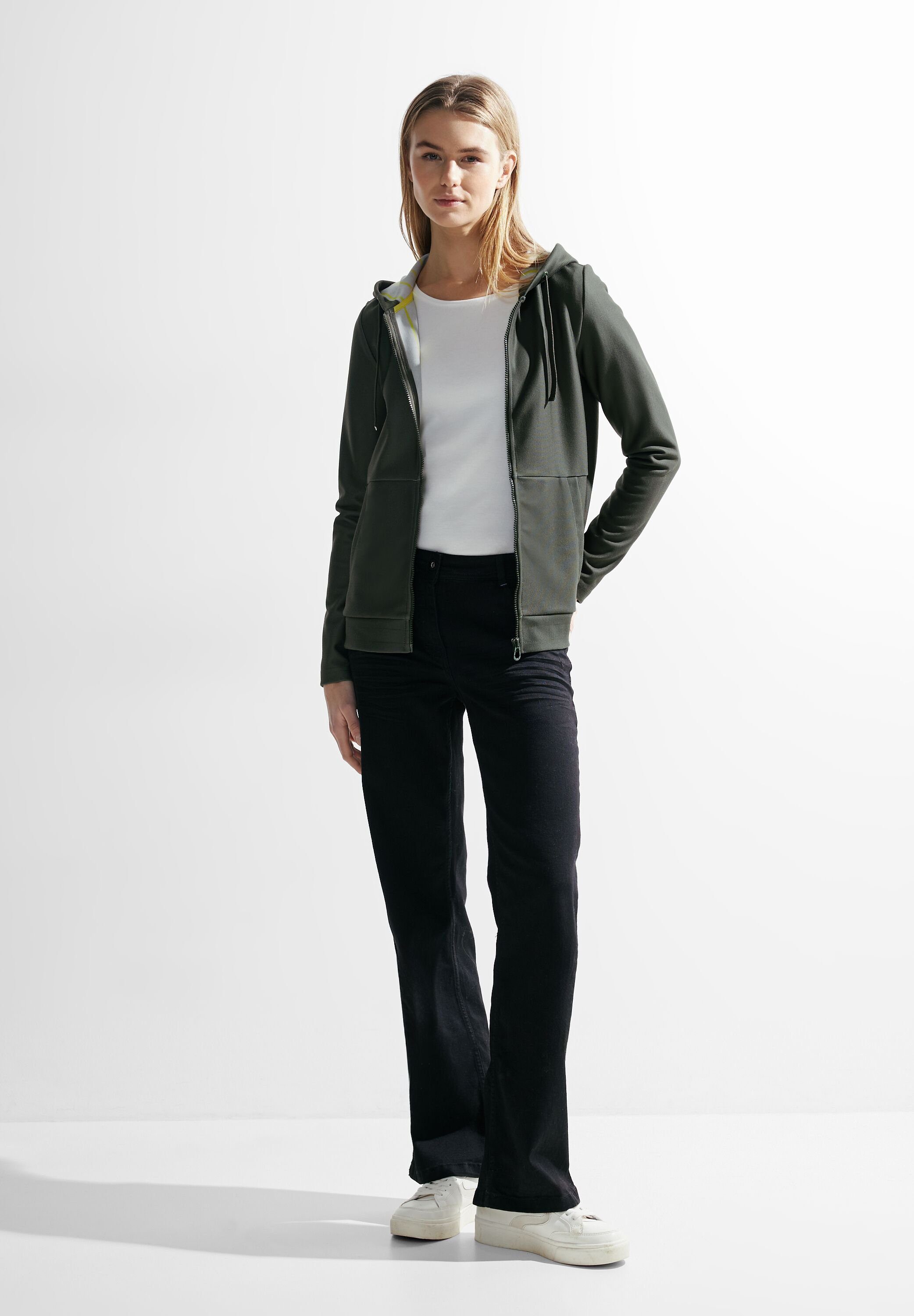 Cecil Damen Overshirt Jacke – Lässige Sommerjacke Mit Kapuze
