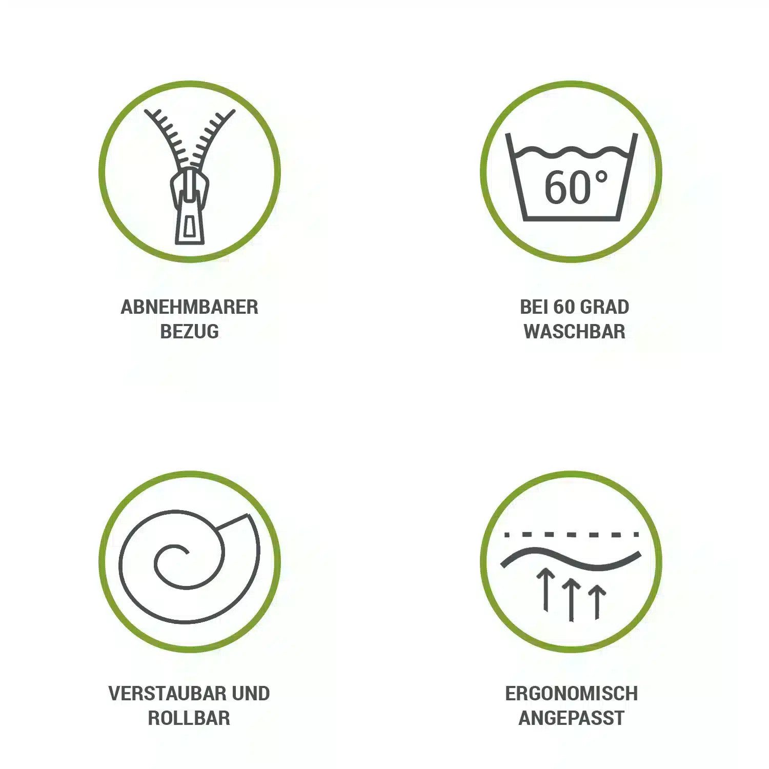 shogazi ®, Topper Naturlatex, Schlafkomfort, waschbar und hautfreundlich, 5 cm hoch