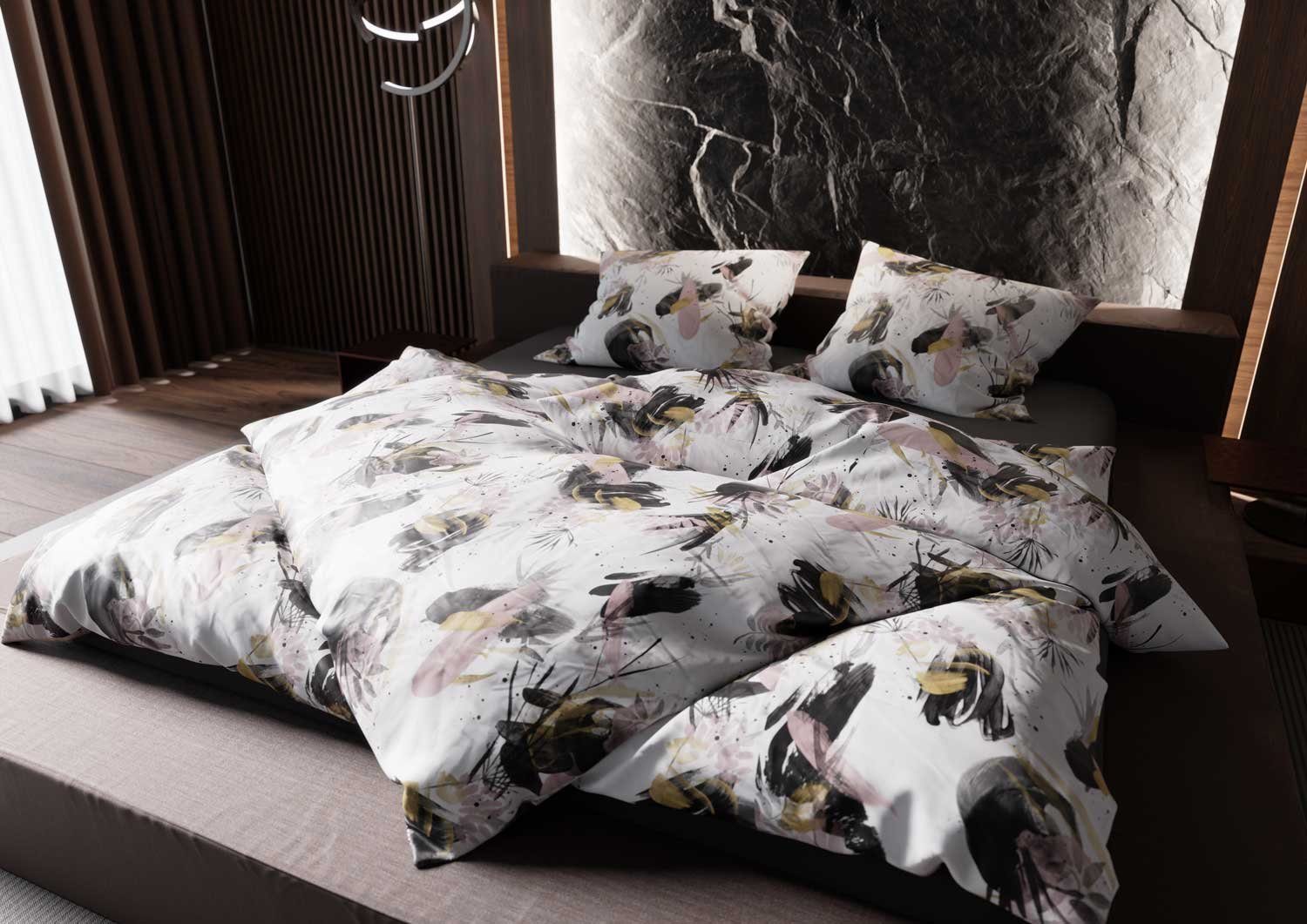 BETTWAESCHE-MIT-STIL Bettwäsche Mako Satin Bettwäsche Japan günstig online kaufen
