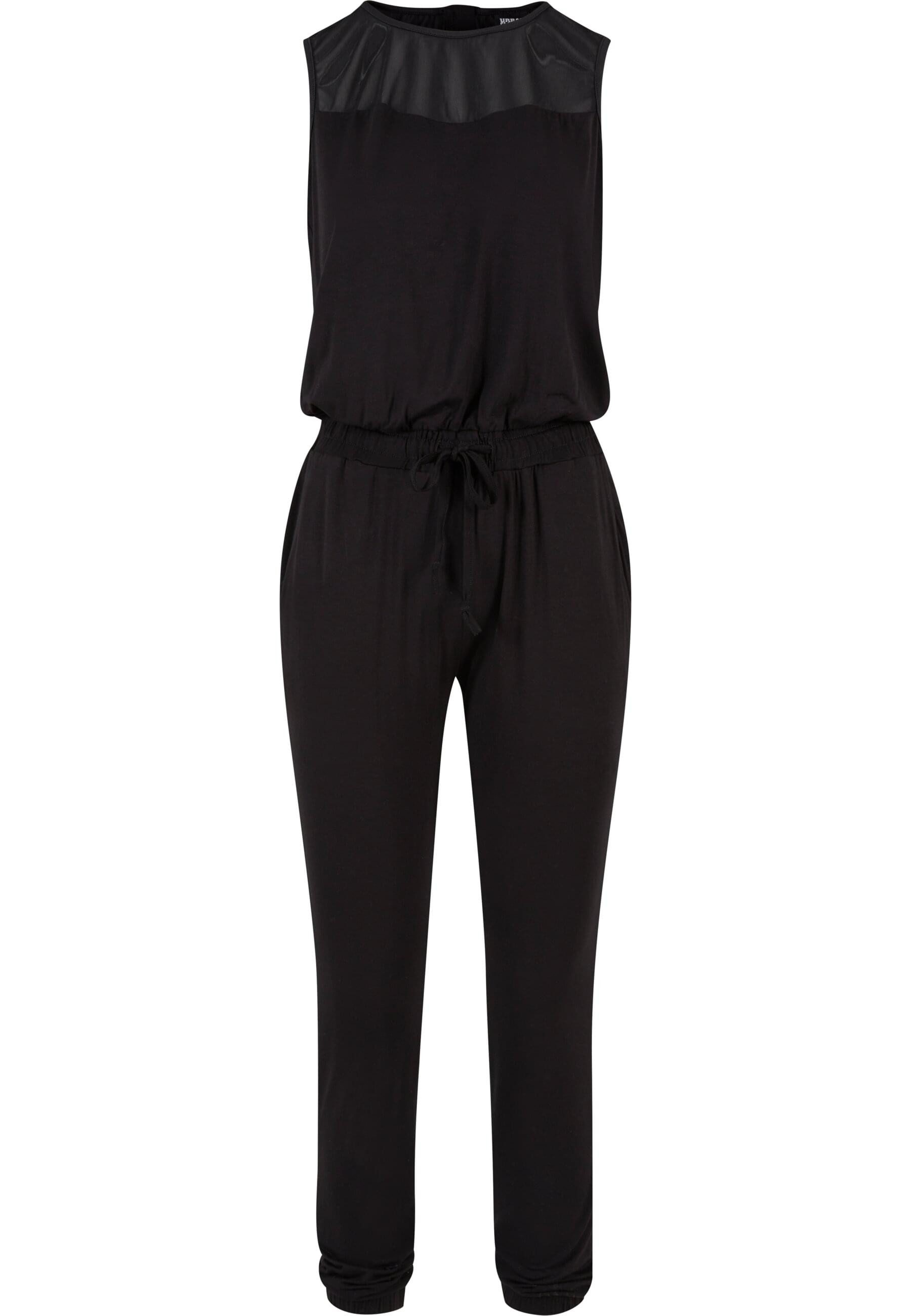 URBAN CLASSICS Jumpsuit Urban Classics Damen Ladies Tech Mesh Long Jumpsuit günstig online kaufen