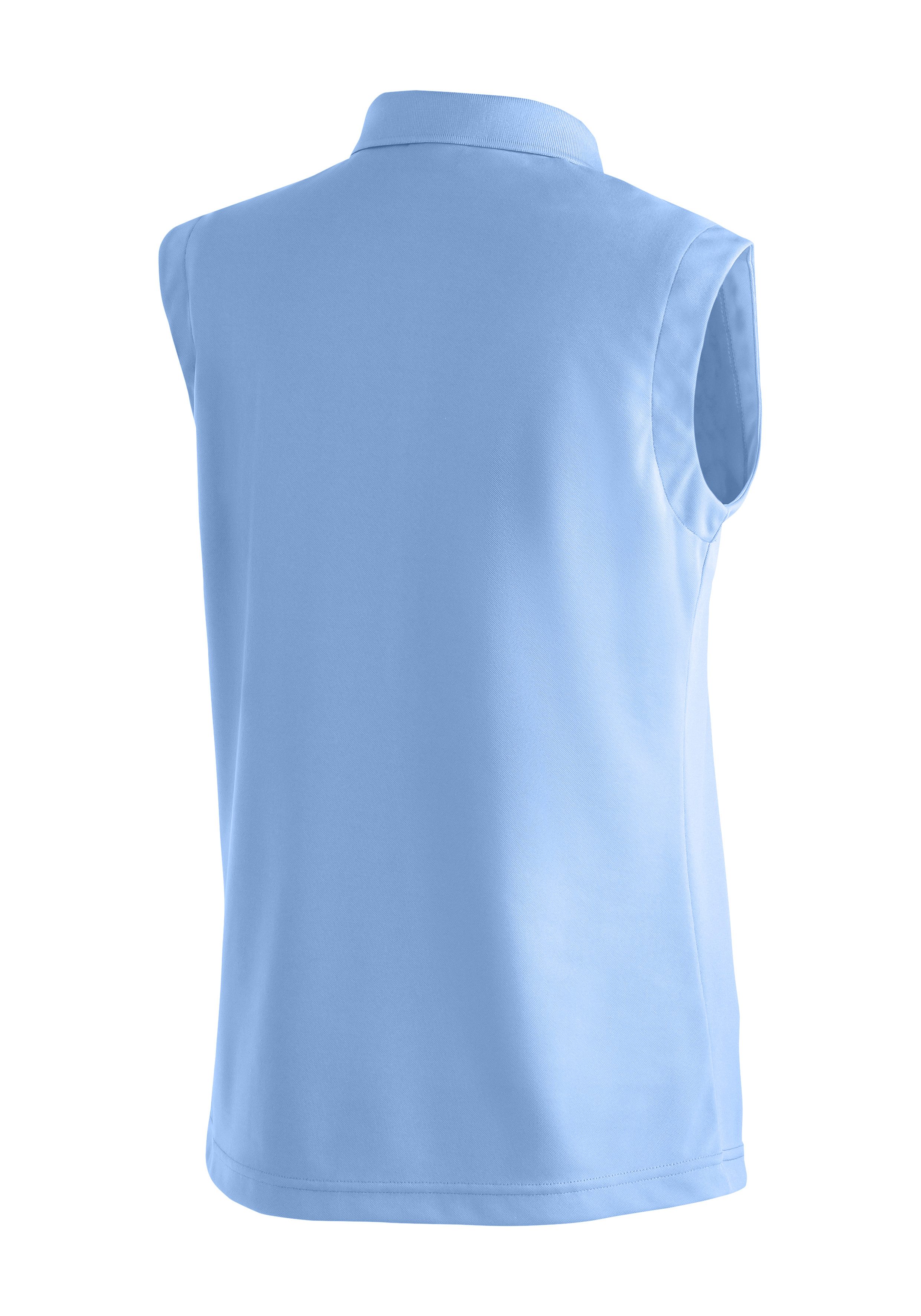 Maier Sports Poloshirt Ulrike sleeveless Damen Polo, leichtes Shirt, ärmelloses Funktionsshirt, Regular Fit