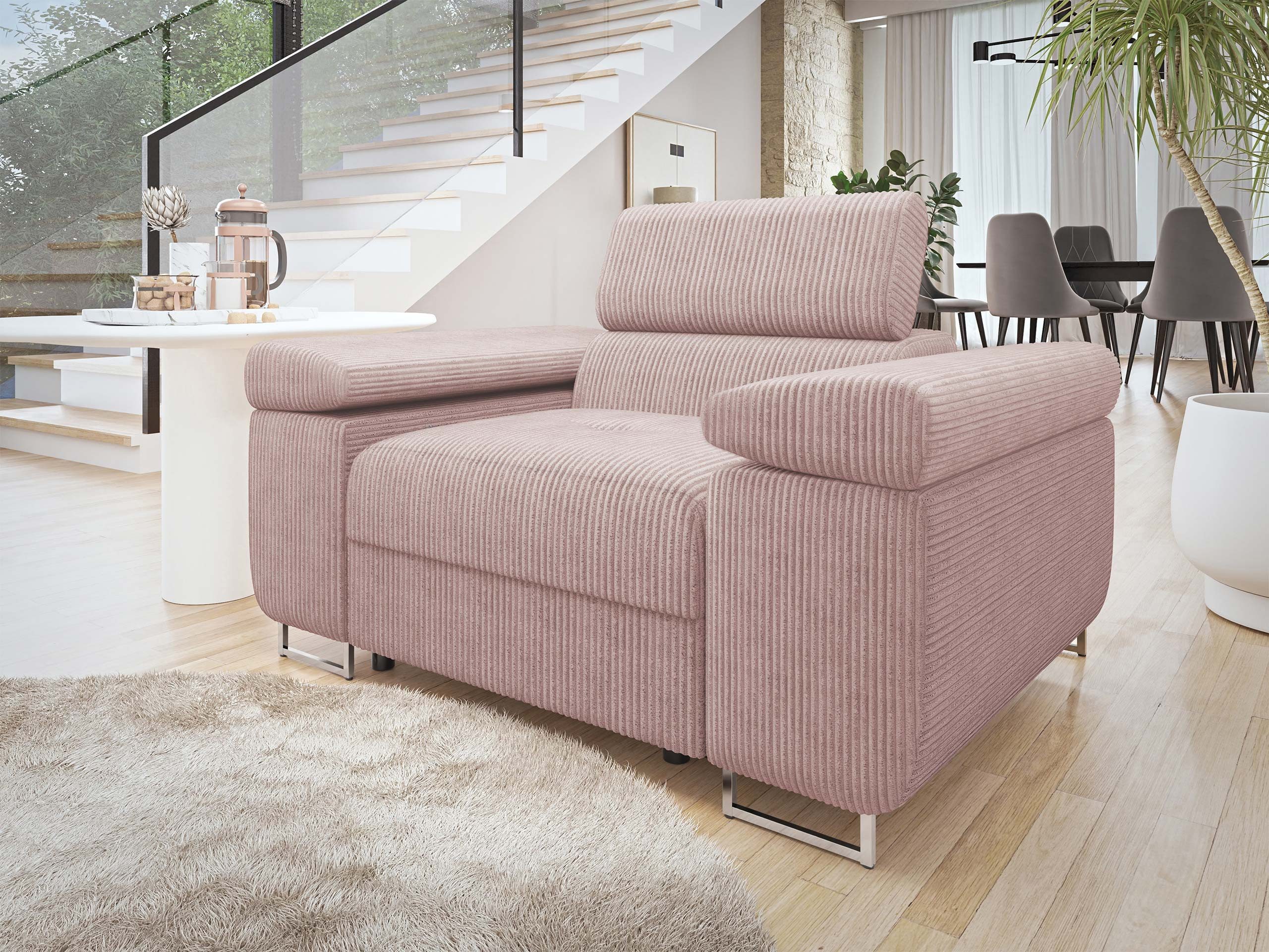 MIRJAN24 Sessel Torezio Cord, Einstellbare Kopfstützen, günstig online kaufen