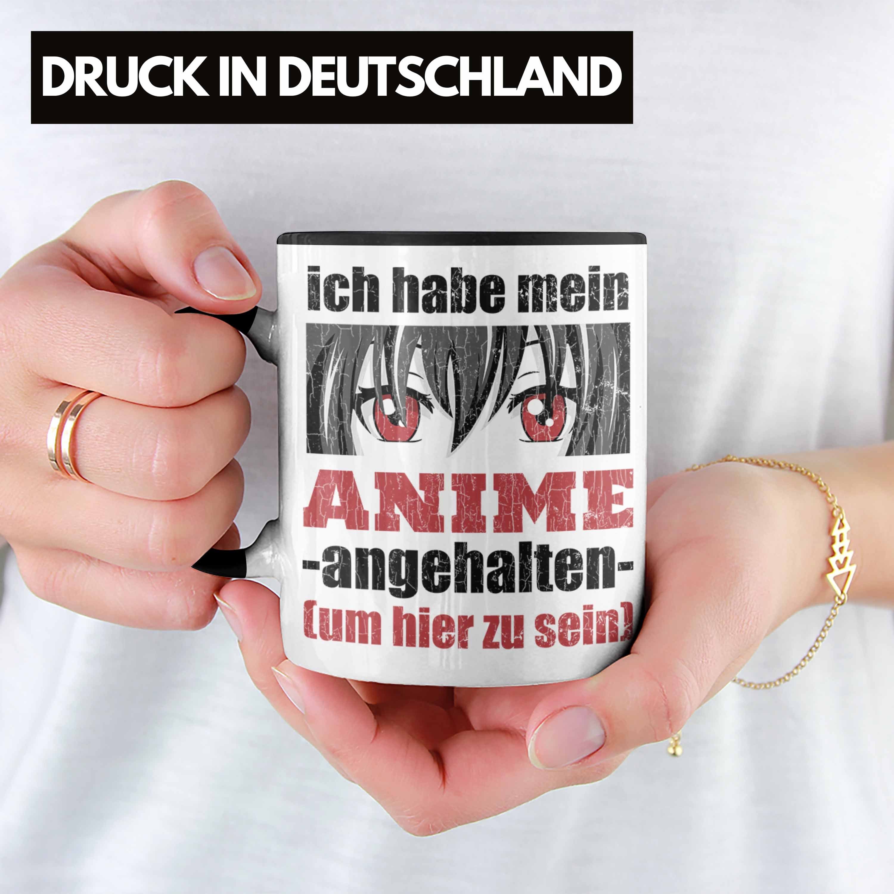 Tasse Geschenk Anme Trendation Trendation Deko Spruch Geschenke Schwarz - Spruch Anime Kaffeetasse Fan Sprüche Tasse