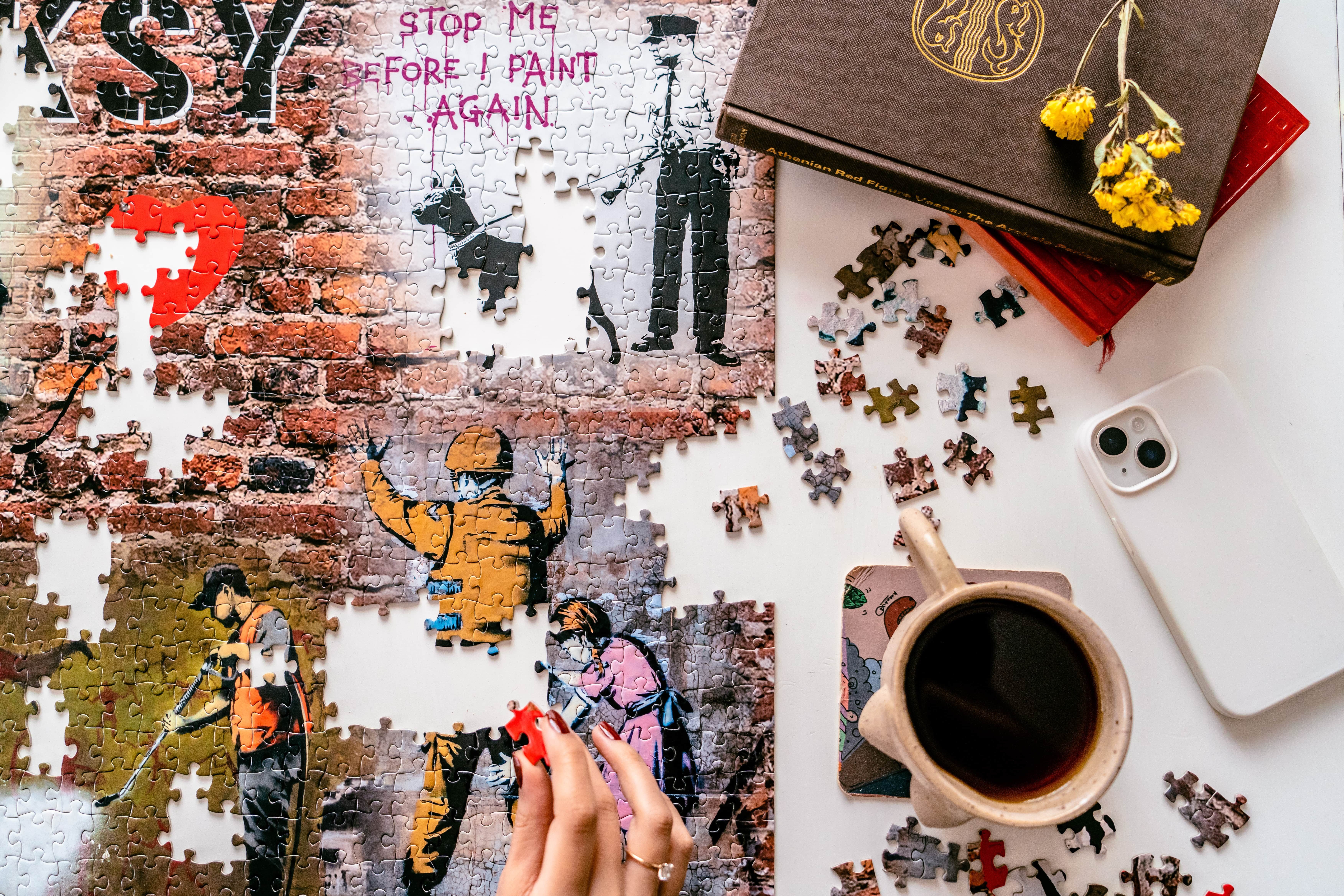 AvantgART Puzzle Banksy Puzzle, Banksy Kunstdruck, 1000 Teile Puzzle, 1000 günstig online kaufen