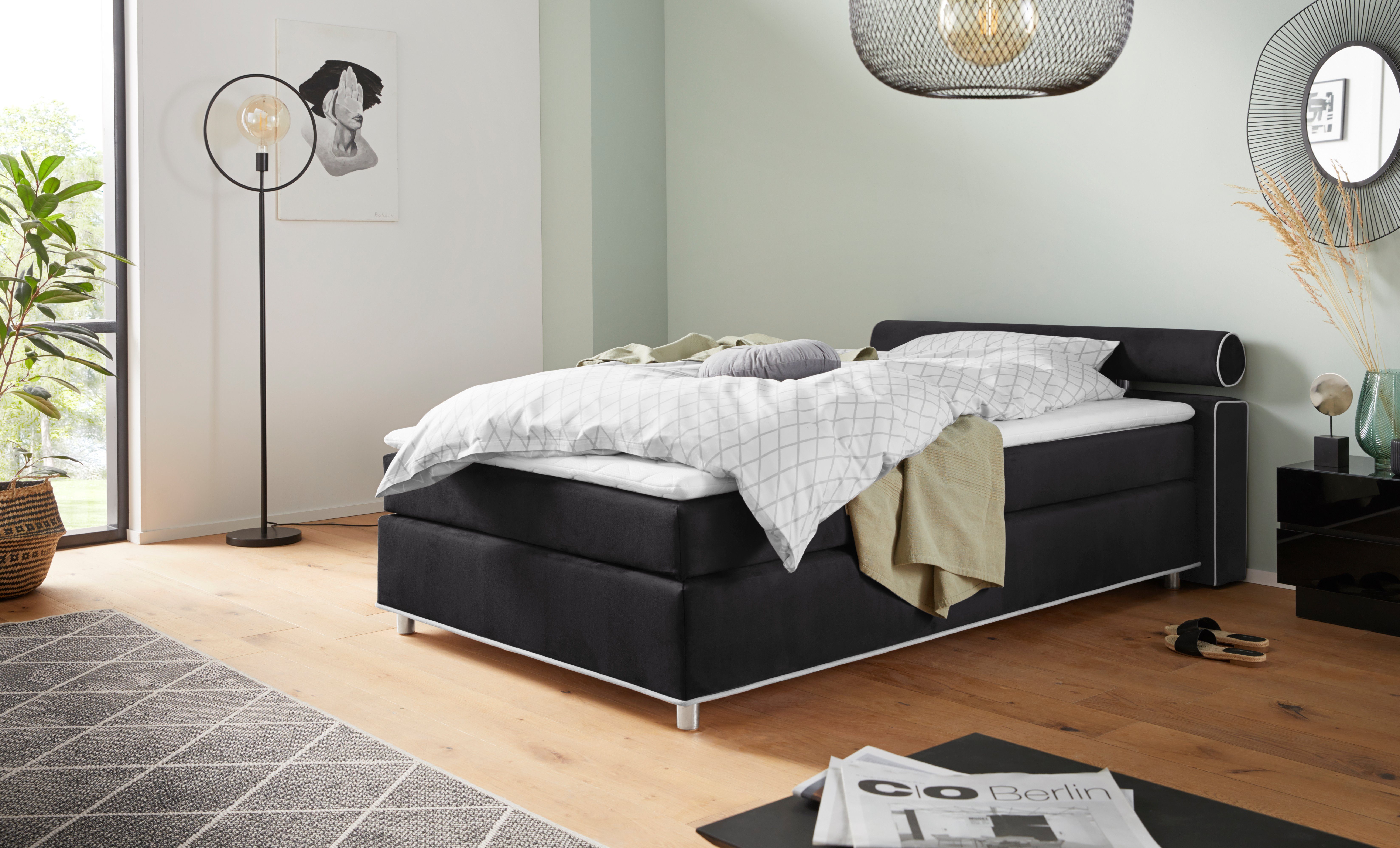 Boxspringbett Niedriges Kopfteil 80 Cm