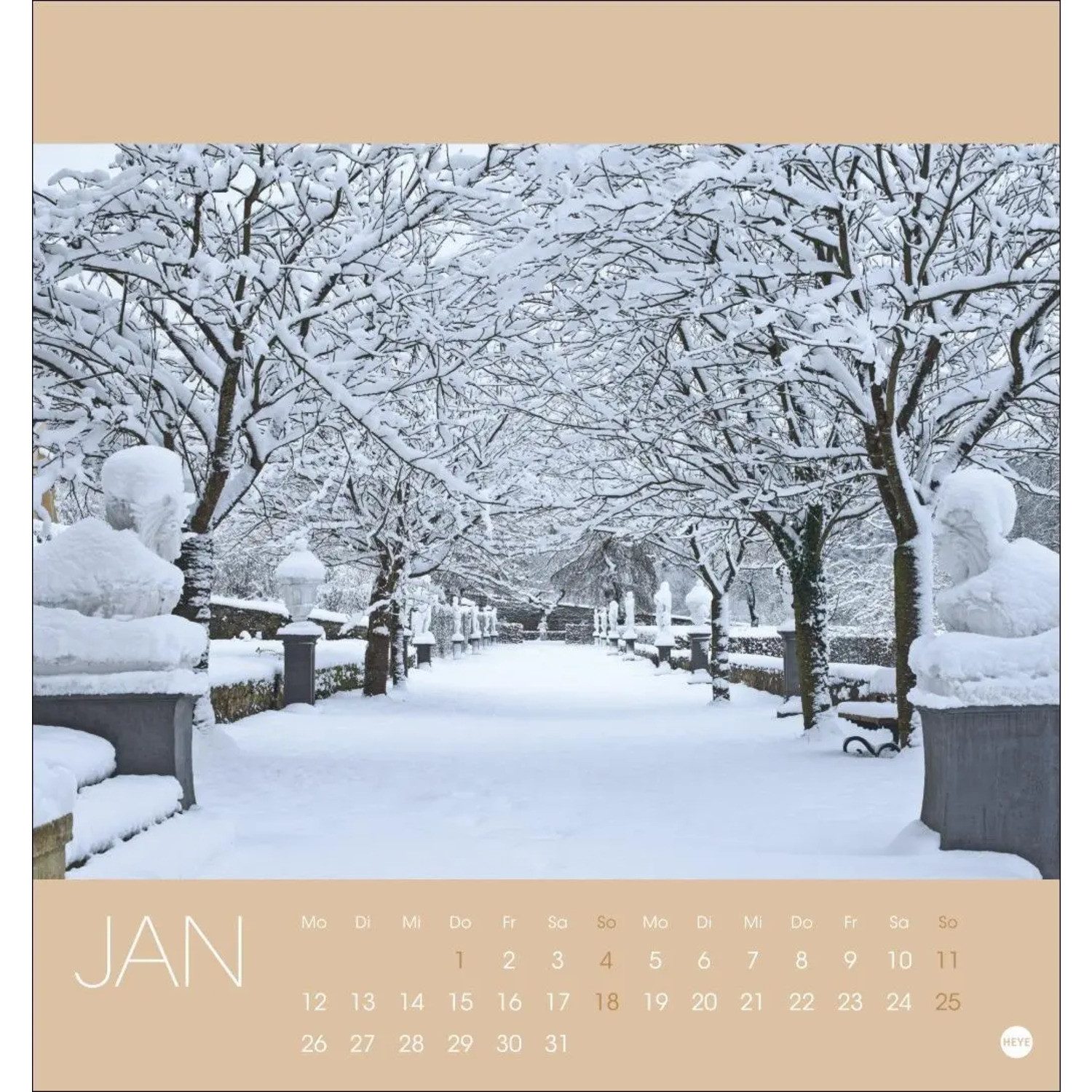 HEYE Tischkalender Luxemburg Postkartenkalender 2026