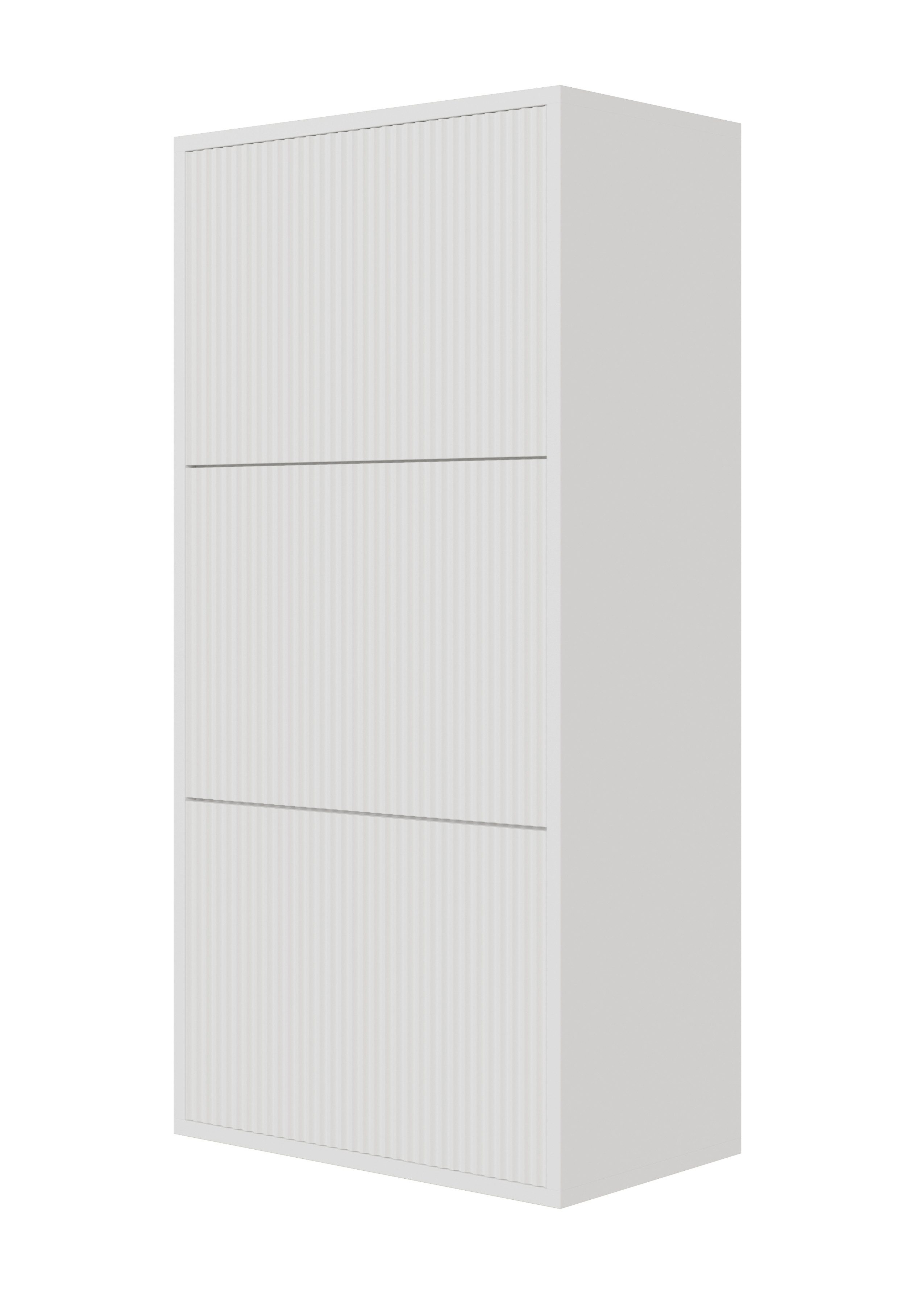 Selsey Hängeschuhschrank VELDIO Wand-Schuhkipper mit 3 Klappen, 50 cm breit günstig online kaufen